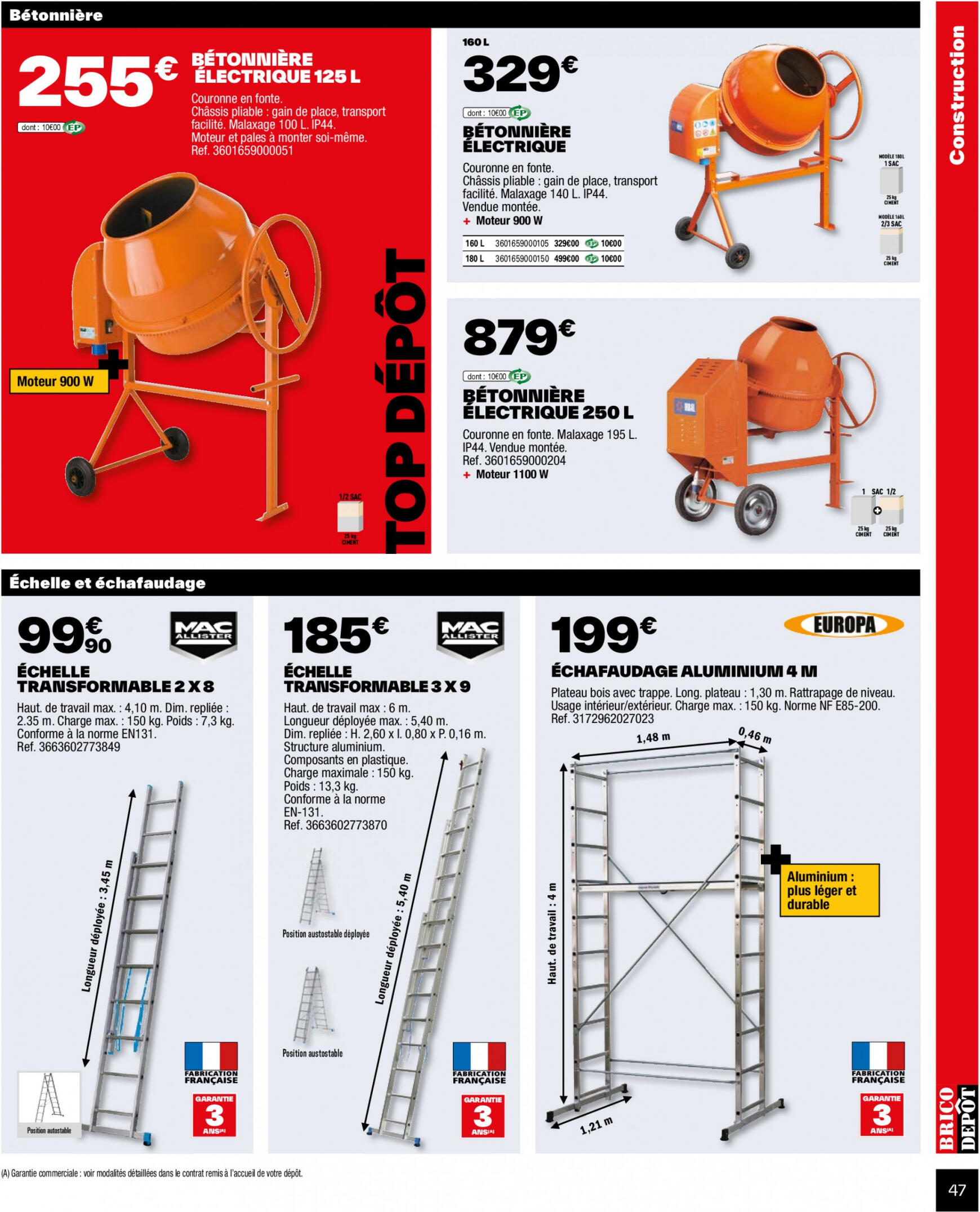 Prospectus Brico Depot - J'aménage mon extérieur actuel 12.04. - 30.05. 47