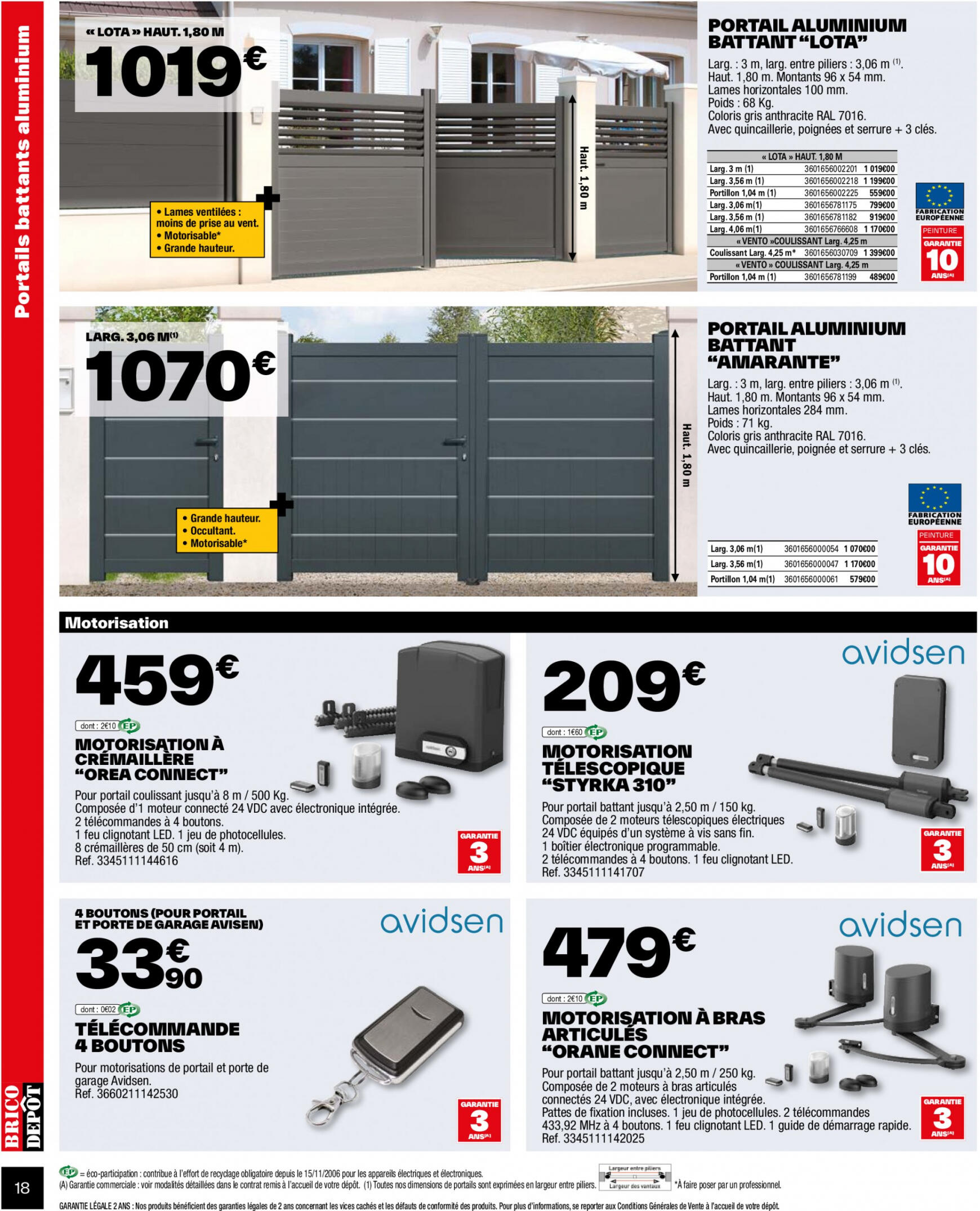 Prospectus Brico Depot - J'aménage mon extérieur actuel 12.04. - 30.05. 18