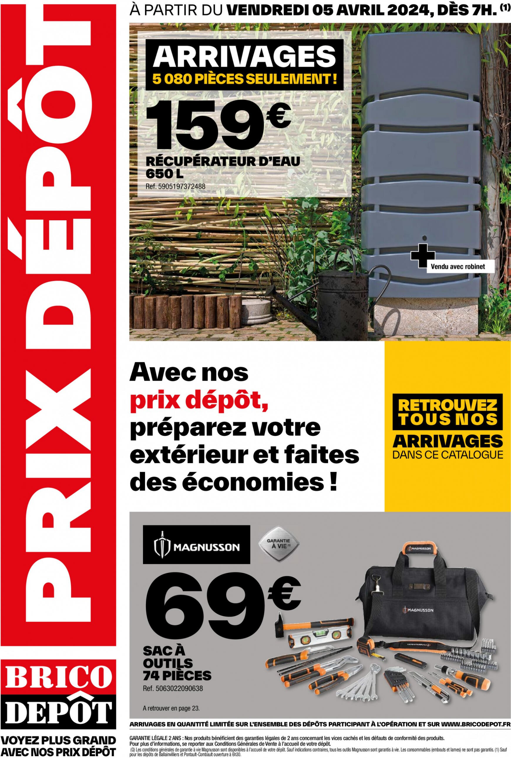 Prospectus Brico Depot - PRIX DÉPÔT actuel 05.04. - 11.04.