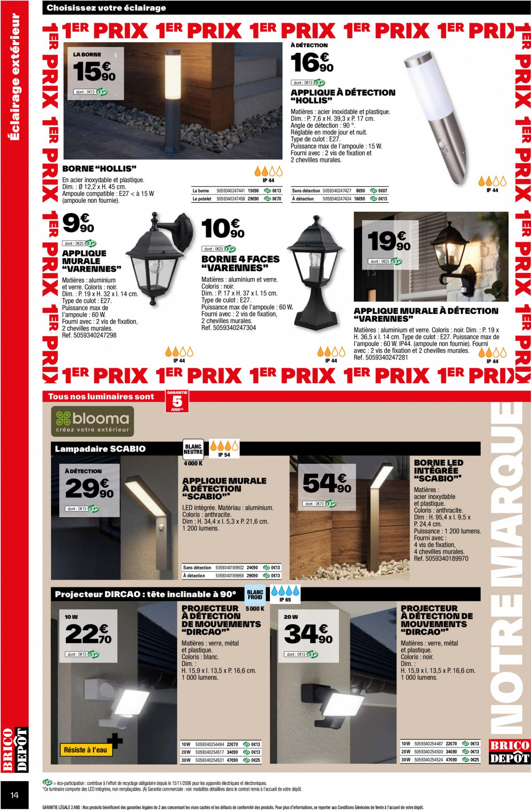 Prospectus Brico Depot - Prix Dépôt actuel 26.04. - 09.05. 14