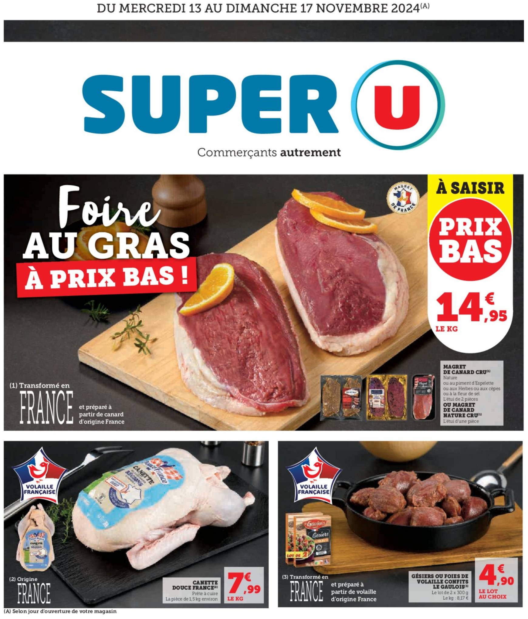 Catalogue Super U valable dès 13.11. - 17.11.