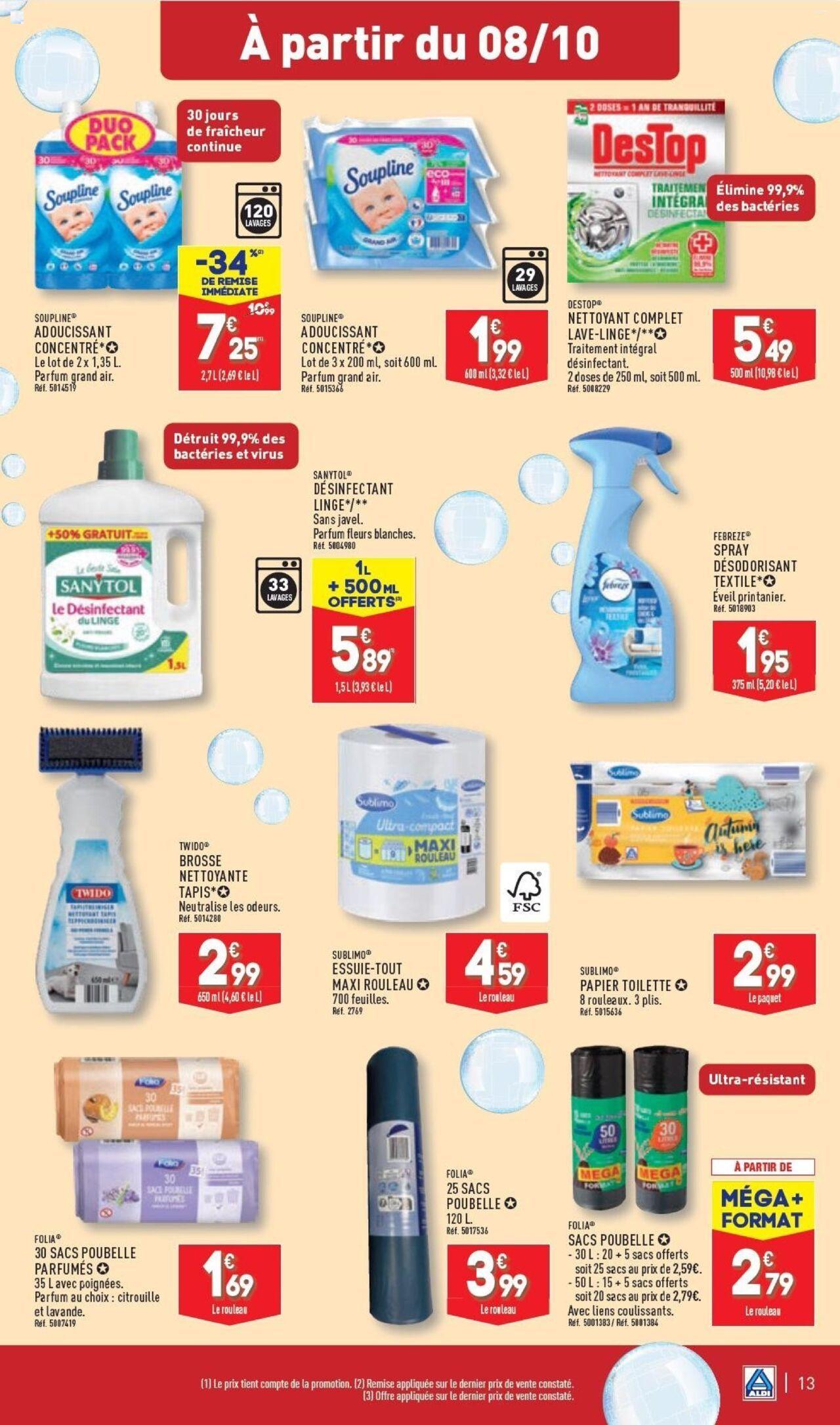 Aldi catalogue semaine 41 à partir du 08/09/2024 - 14/10/2024 15