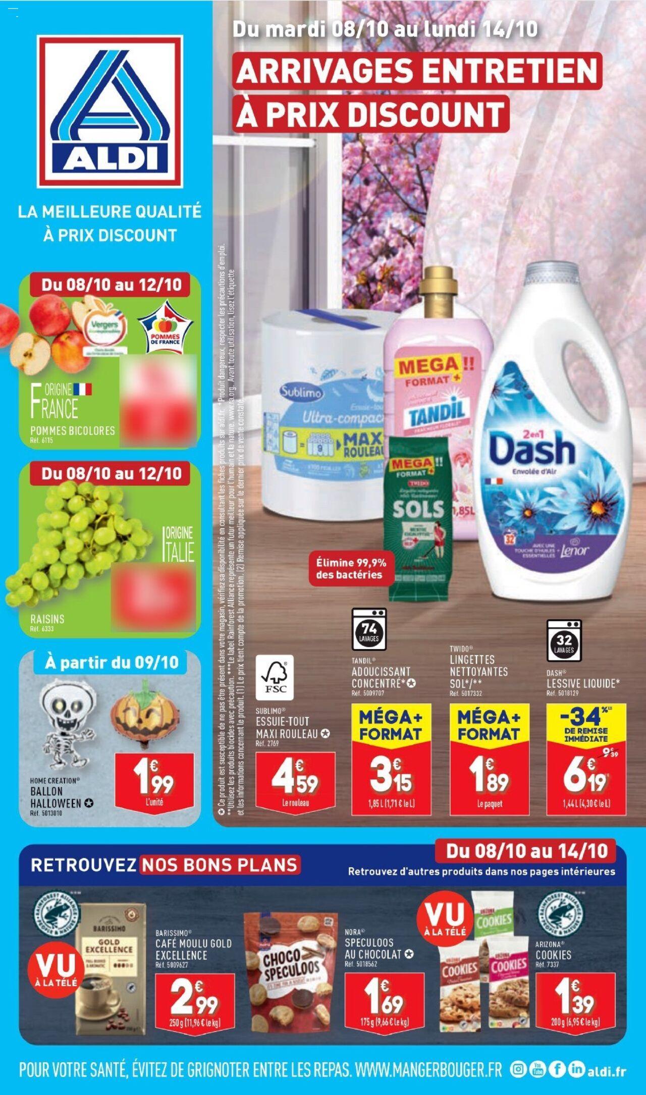 Aldi catalogue semaine 41 à partir du 08/09/2024 - 14/10/2024