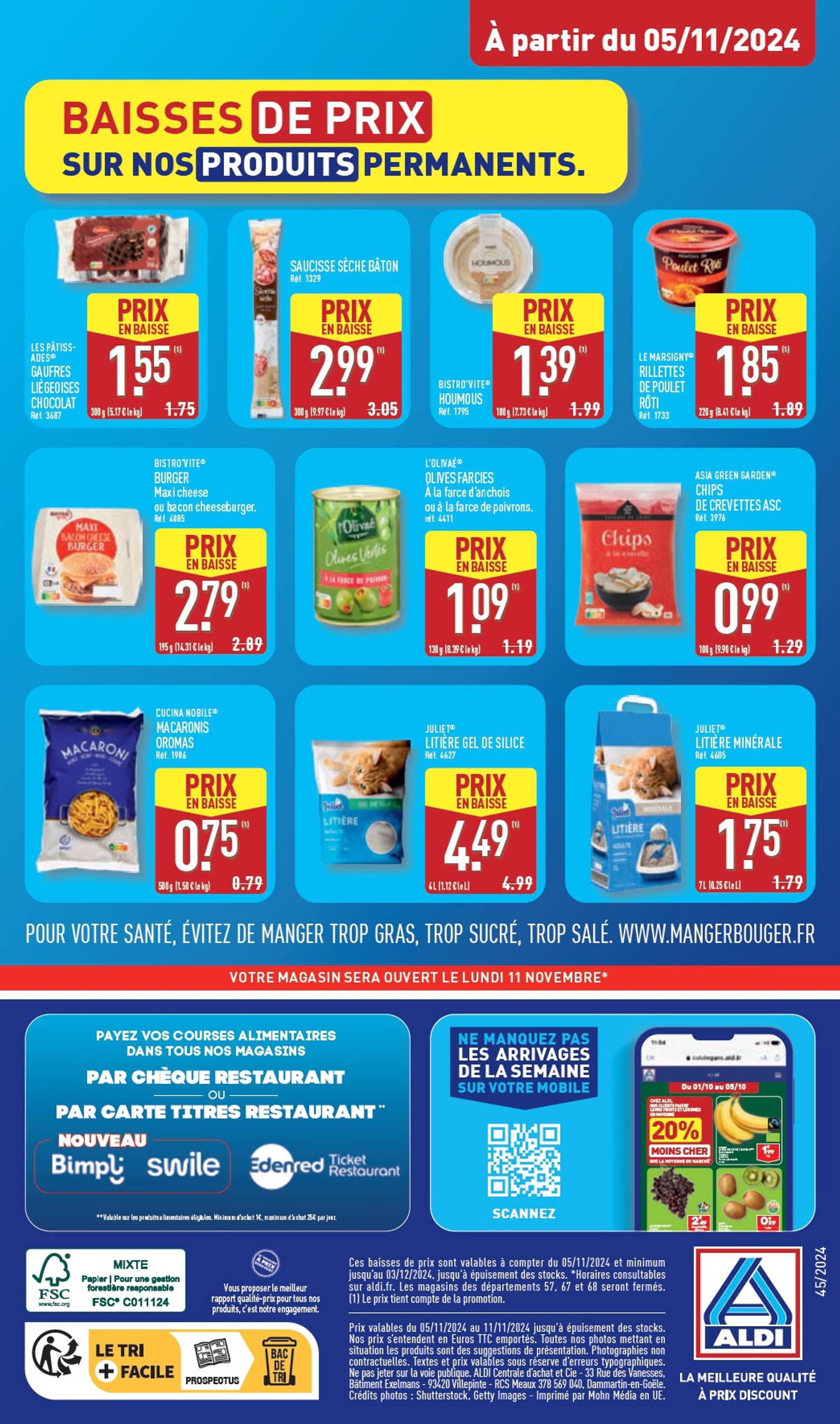 Catalogue ALDI valable dès 05.11. - 11.11. 26