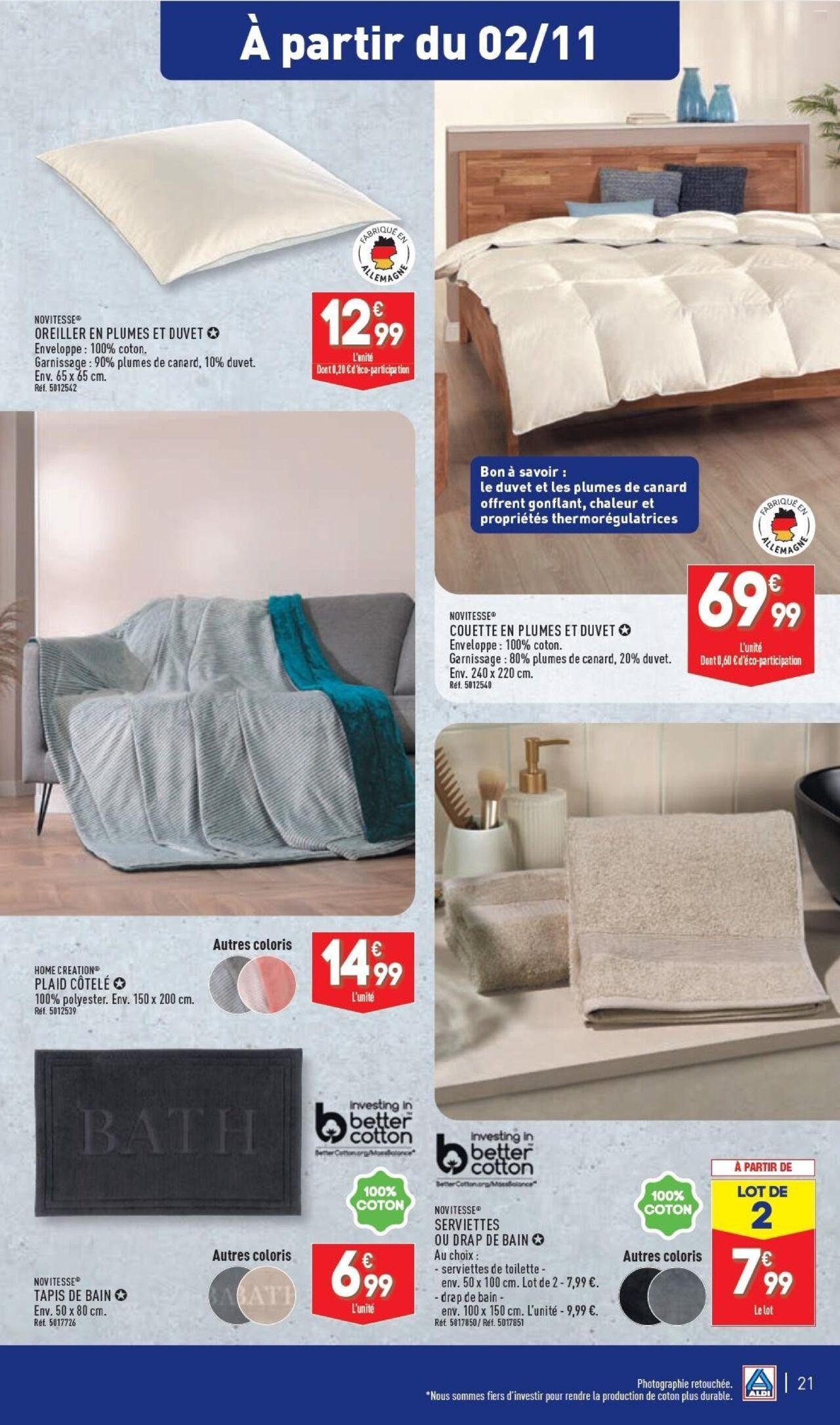 Aldi catalogue semaine 44 à partir du 29/10/2024 - 04/11/2024 23