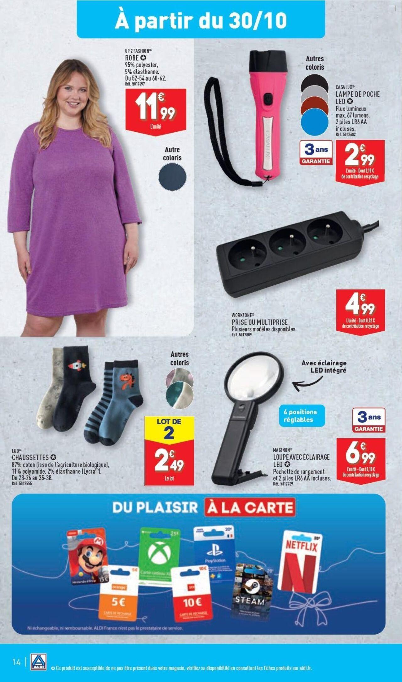 Aldi catalogue semaine 44 à partir du 29/10/2024 - 04/11/2024 16