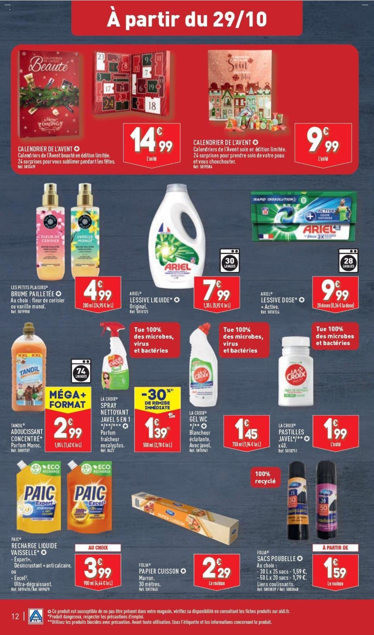 Aldi catalogue semaine 44 à partir du 29/10/2024 - 04/11/2024 14