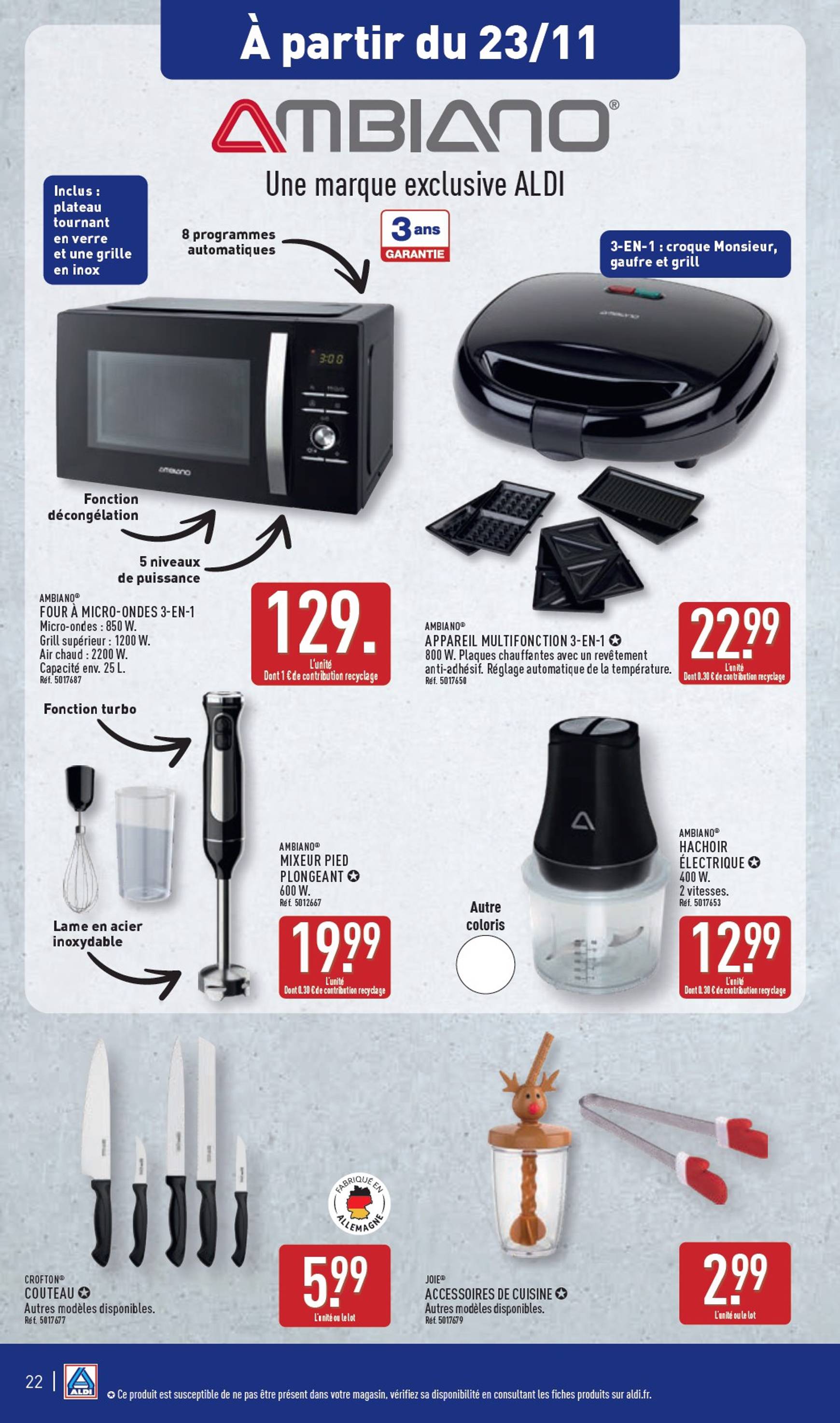 Catalogue ALDI valable dès 19.11. - 25.11. 25