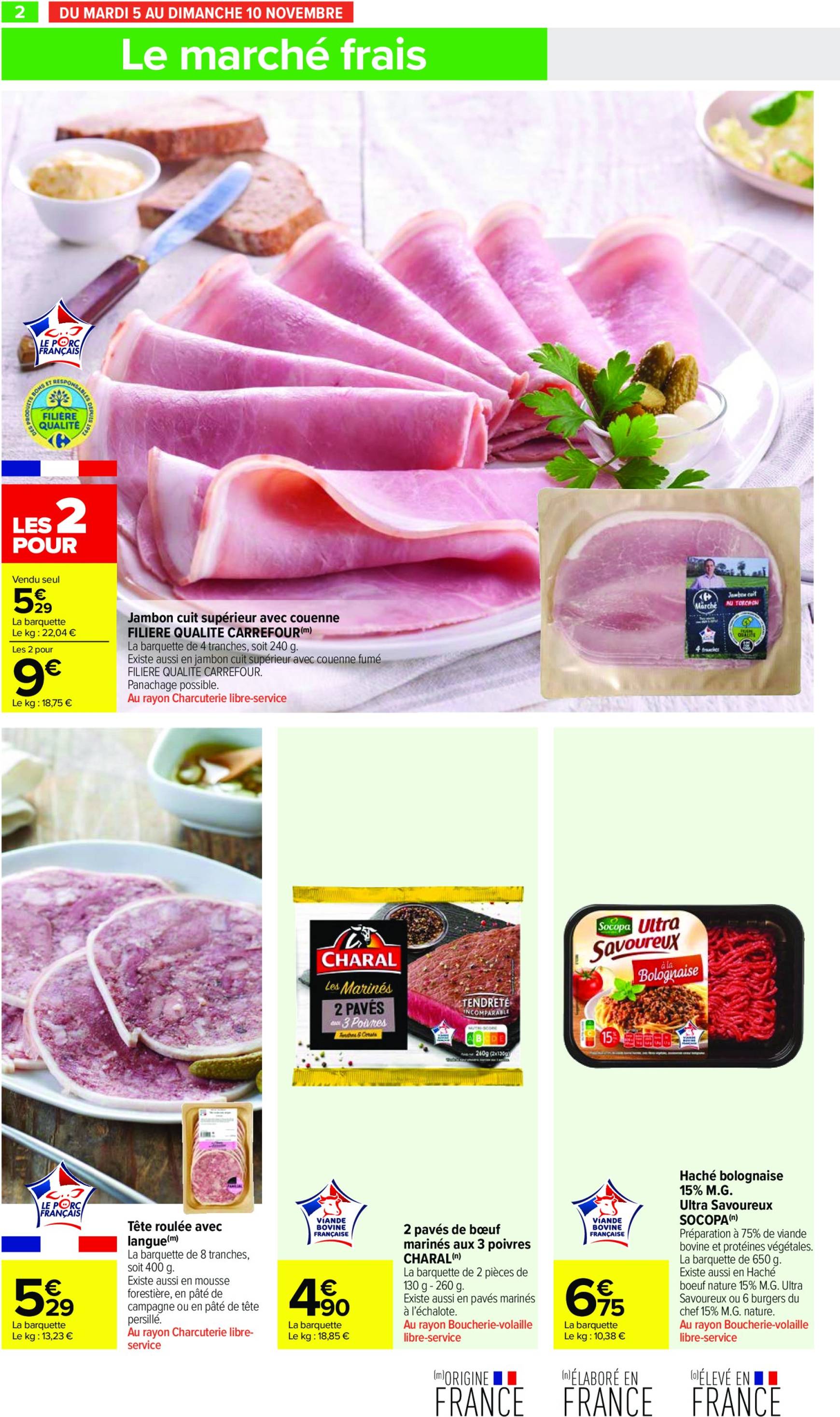 Catalogue Carrefour Market valable dès 05.11. - 17.11. 4