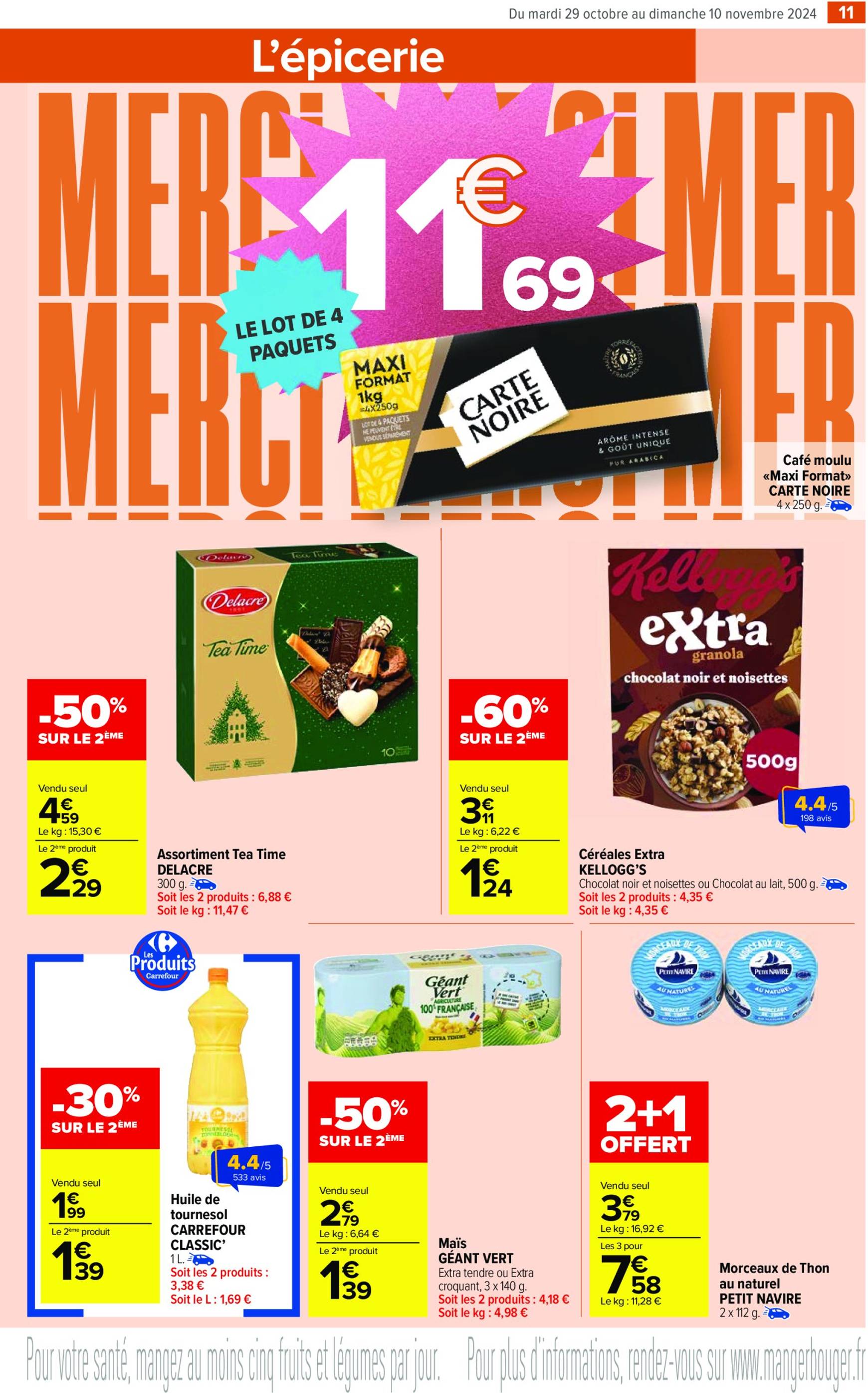 Catalogue Carrefour Market valable dès 29.10. - 10.11. 13