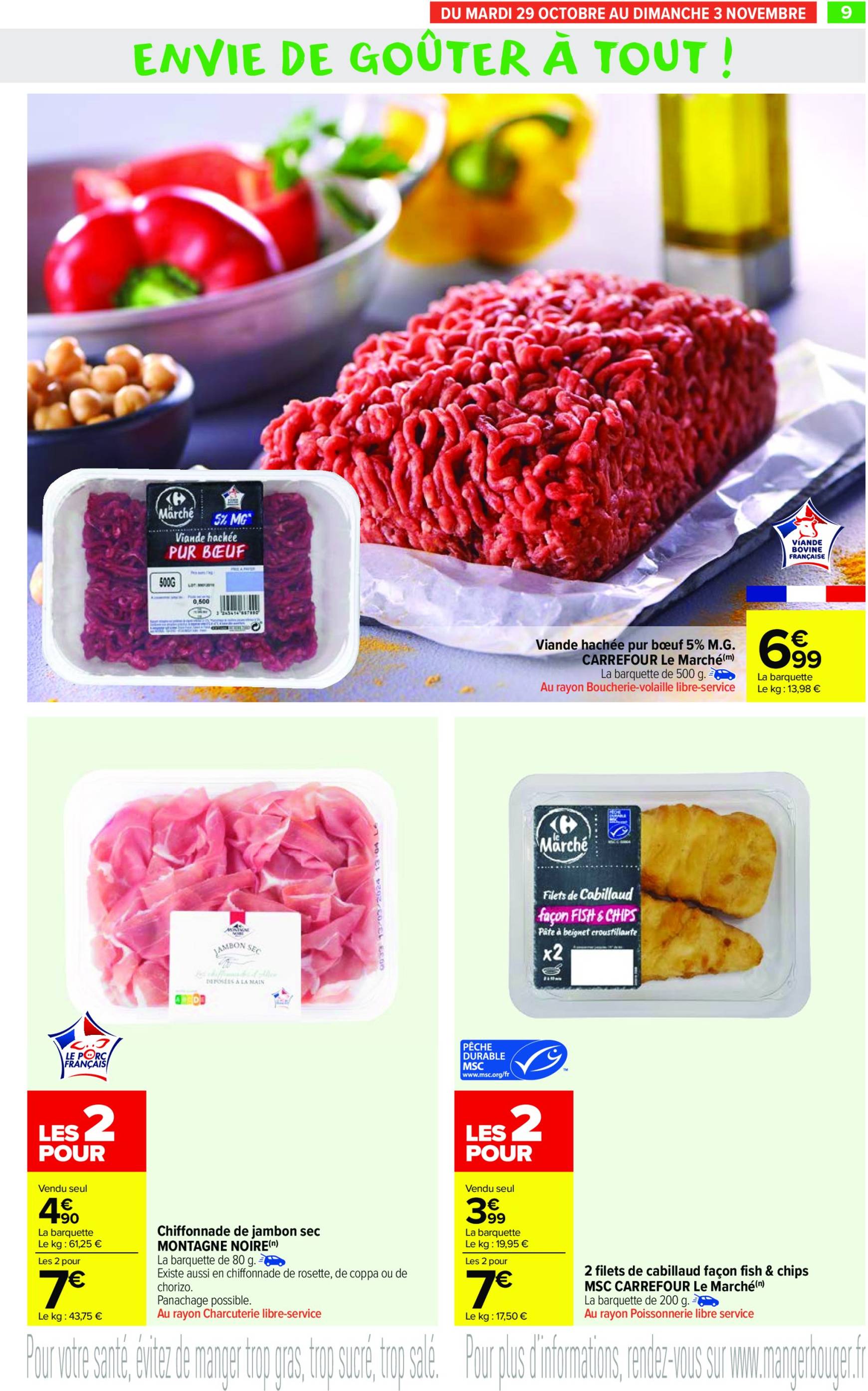 Catalogue Carrefour Market valable dès 29.10. - 10.11. 11