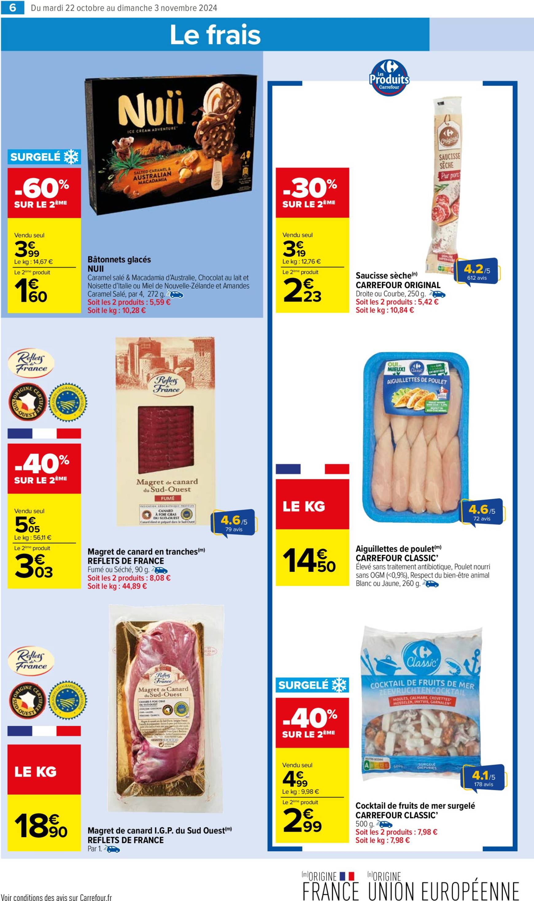 Catalogue Carrefour Market valable dès 22.10. - 03.11. 8