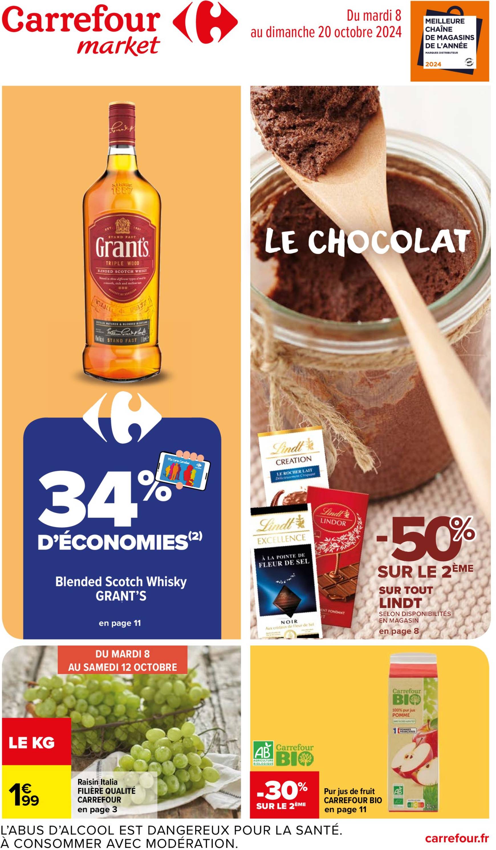 Catalogue Carrefour Market valable dès 08.10. - 20.10.