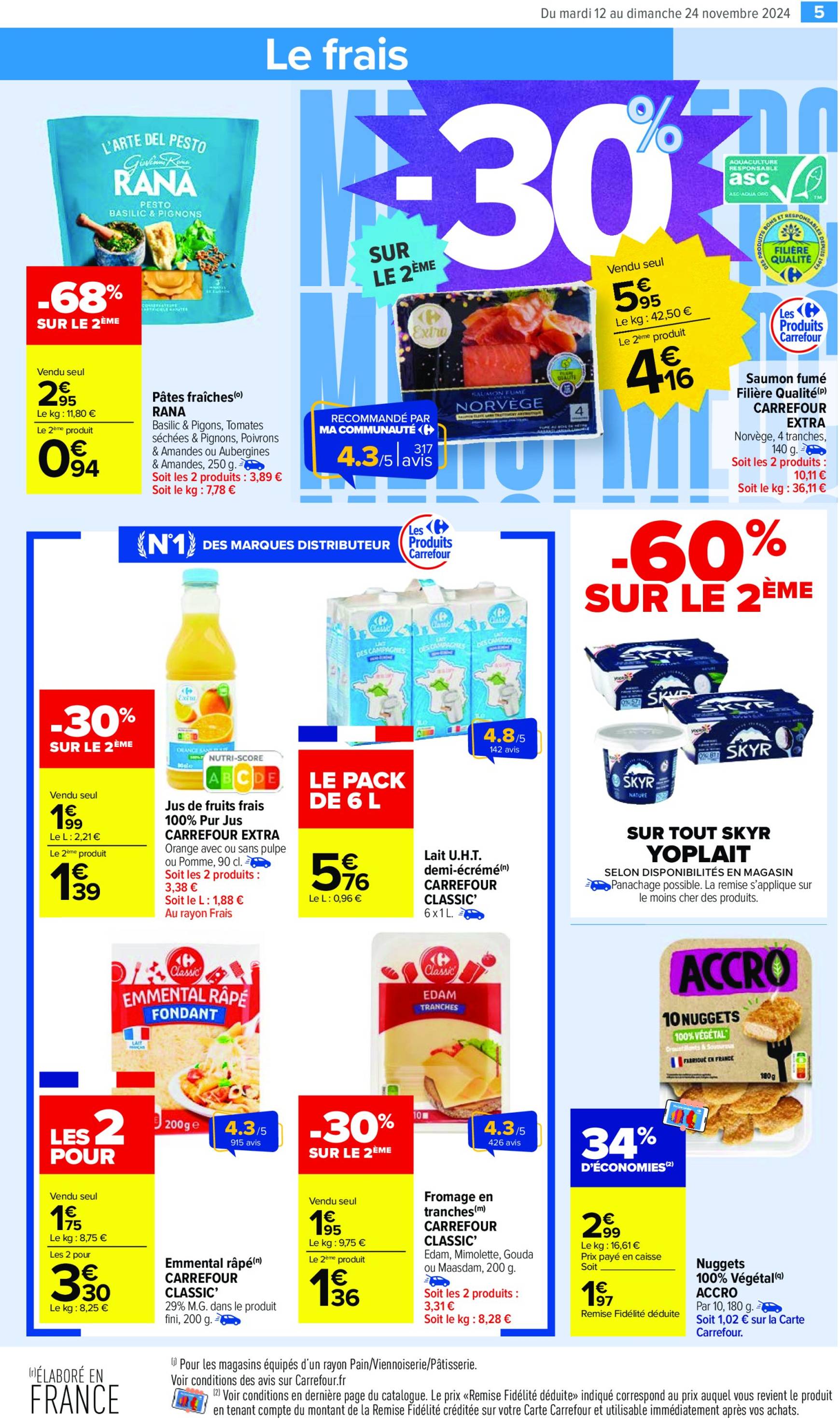 Catalogue Carrefour Market valable dès 12.11. - 24.11. 7