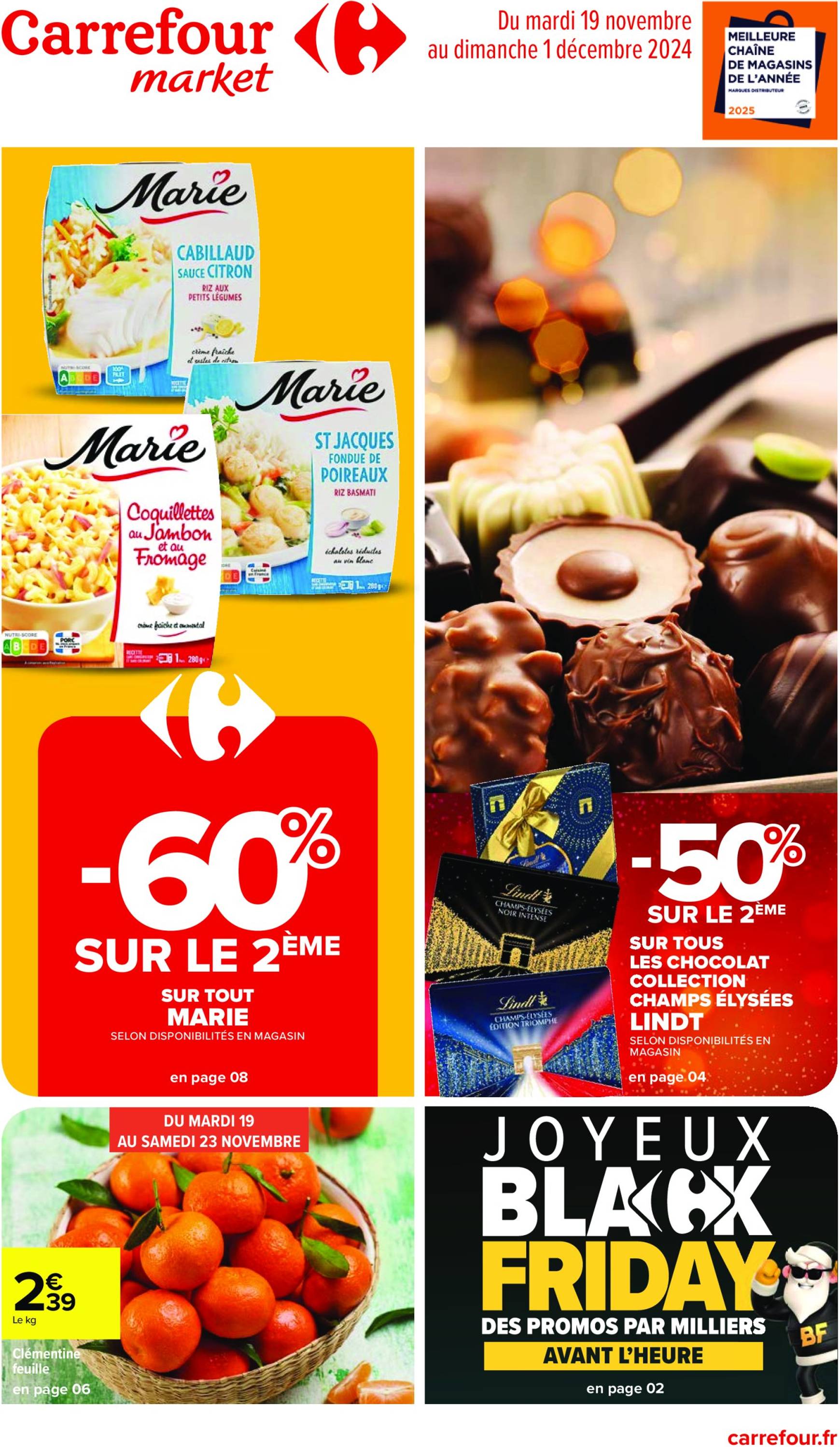 Catalogue Carrefour Market valable dès 19.11. - 01.12.