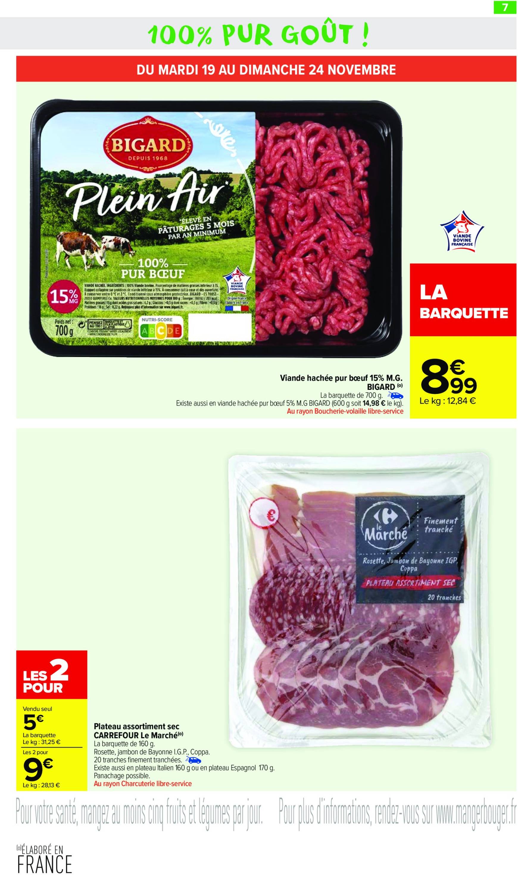 Catalogue Carrefour Market valable dès 19.11. - 01.12. 9