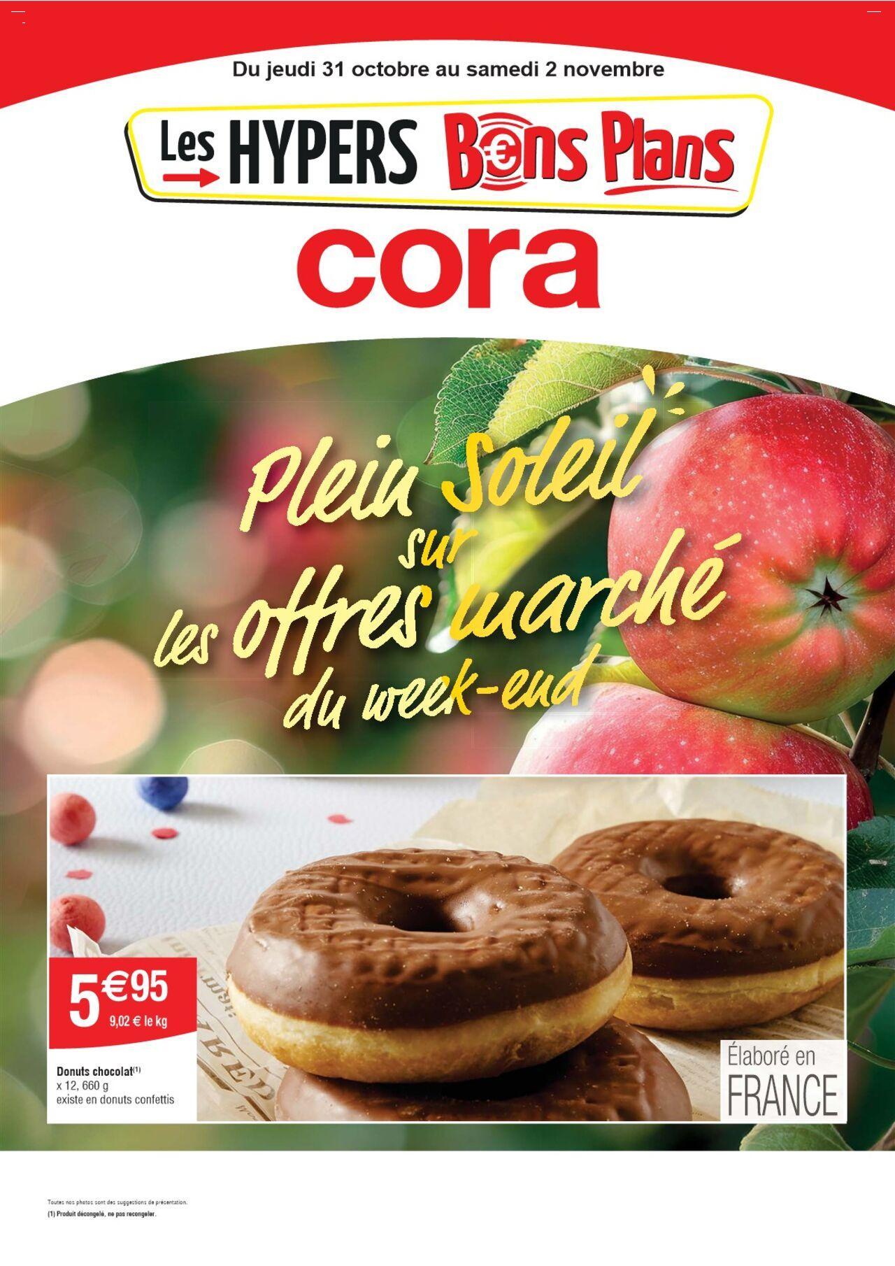 Cora Les offres marché du week-end à partir du 31/10/2024 - 02/11/2024