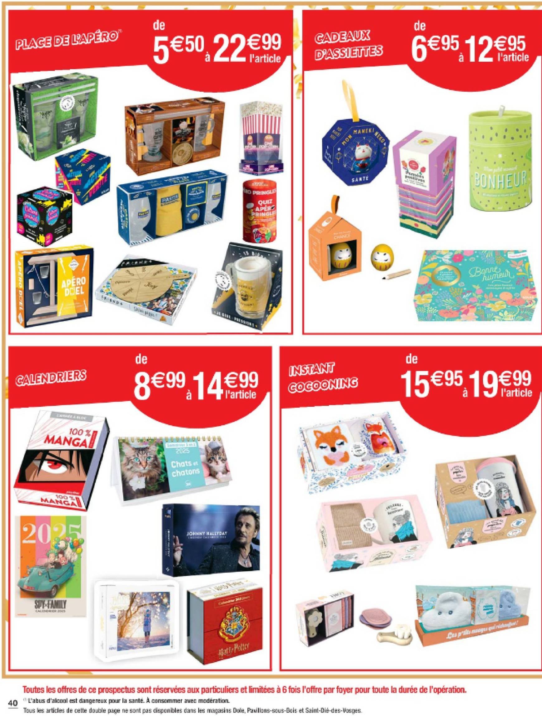 Catalogue Cora - Plein d'idées cadeaux valable dès 05.11. - 31.12. 40