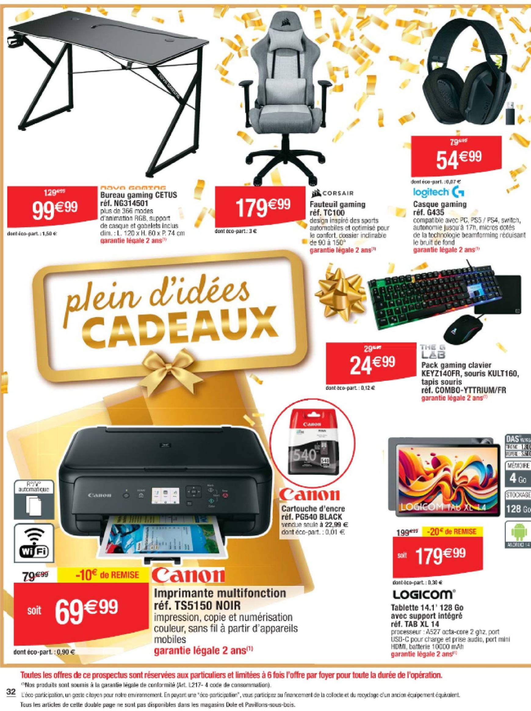 Catalogue Cora - Plein d'idées cadeaux valable dès 05.11. - 31.12. 32