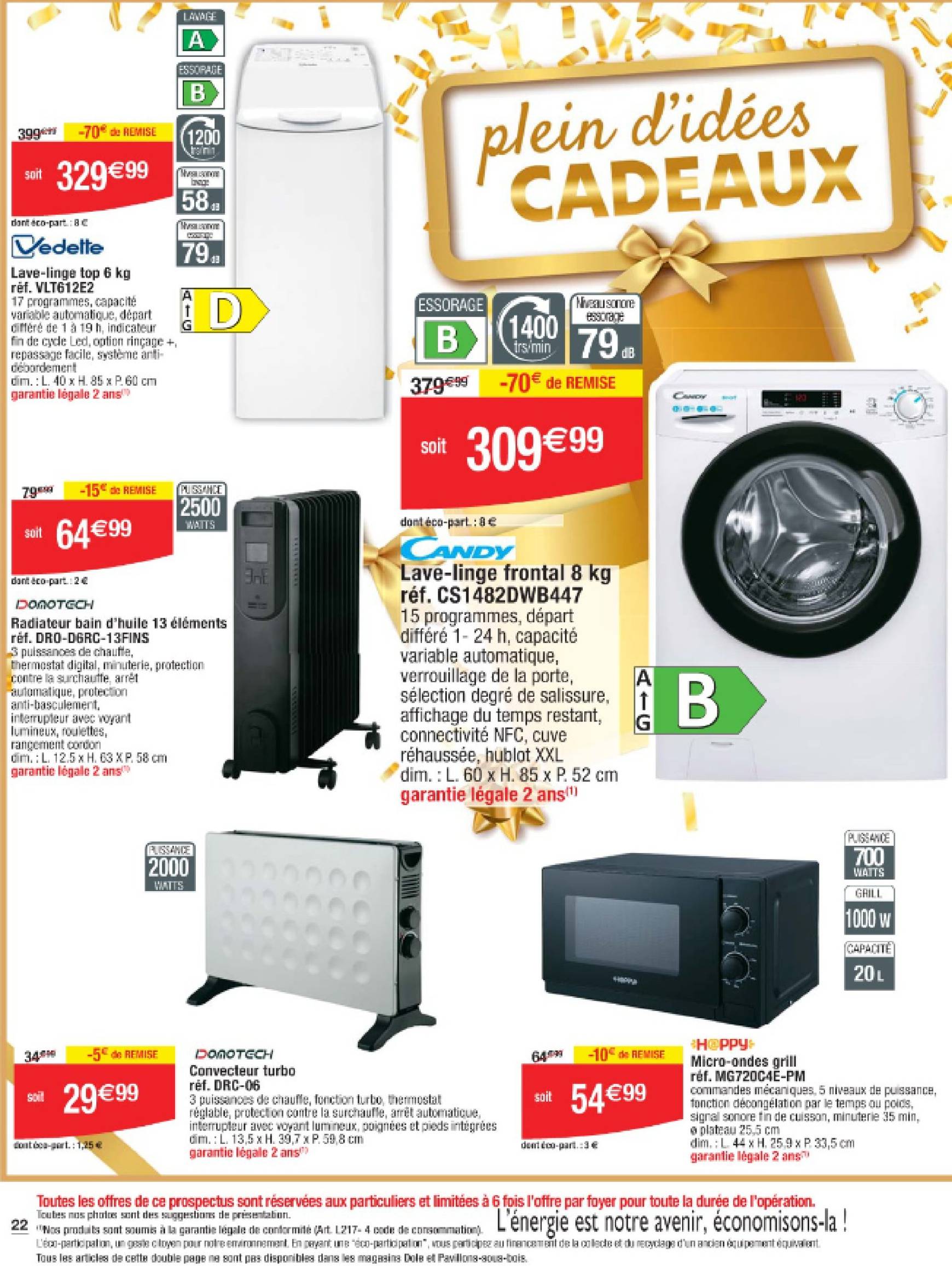 Catalogue Cora - Plein d'idées cadeaux valable dès 05.11. - 31.12. 22