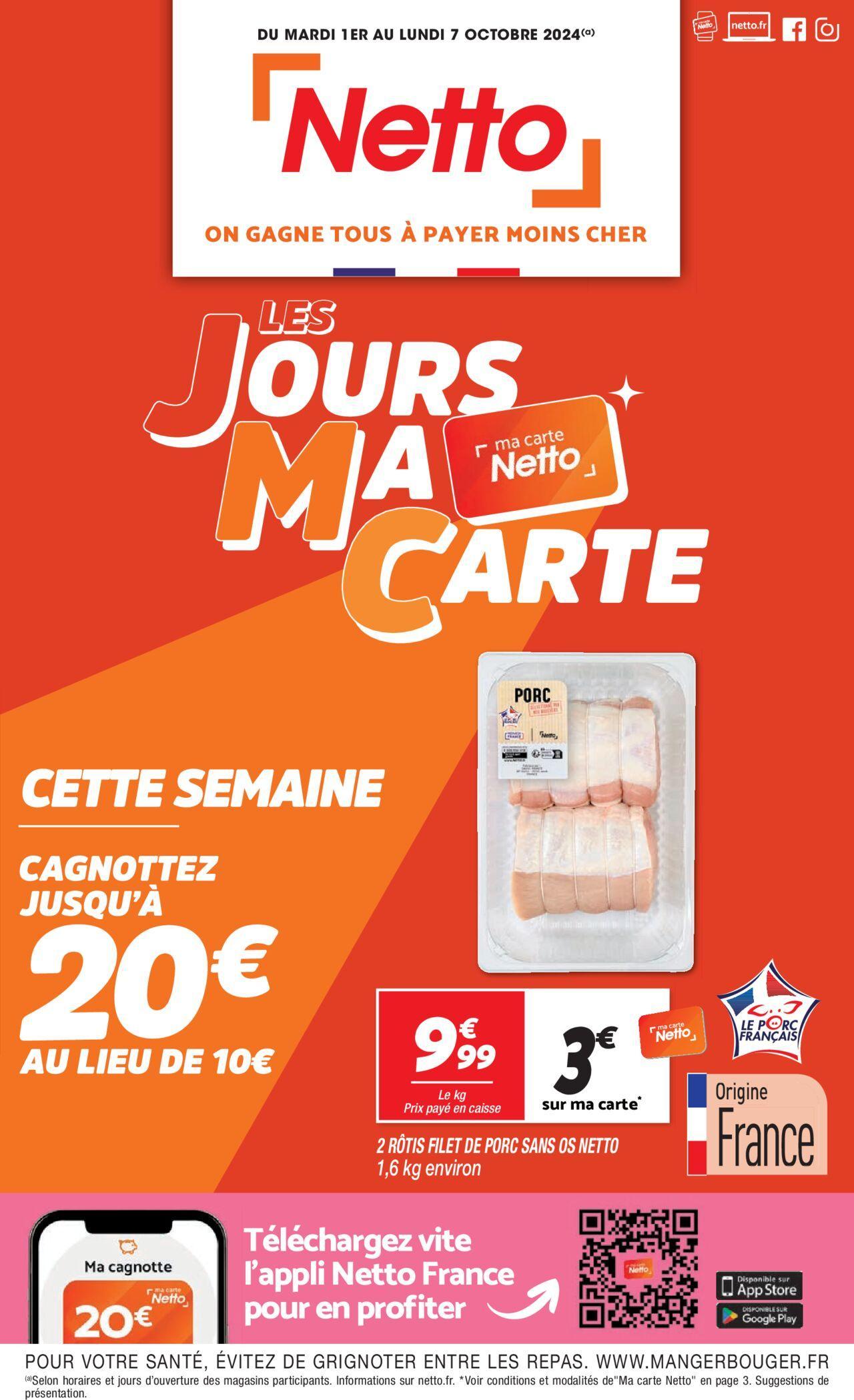 Netto catalogue à partir du 01/10/2024 - 07/10/2024