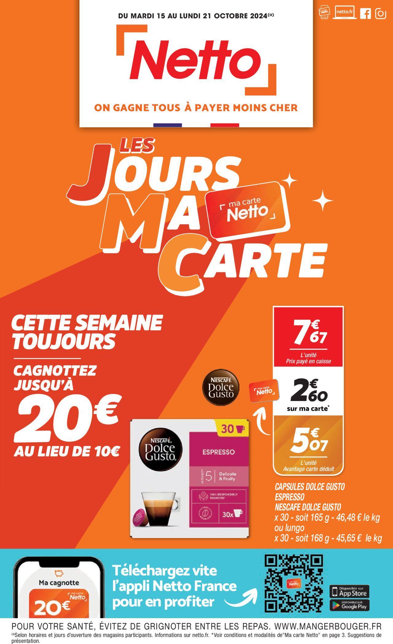 Netto catalogue à partir du 15/10/2024 - 21/10/2024