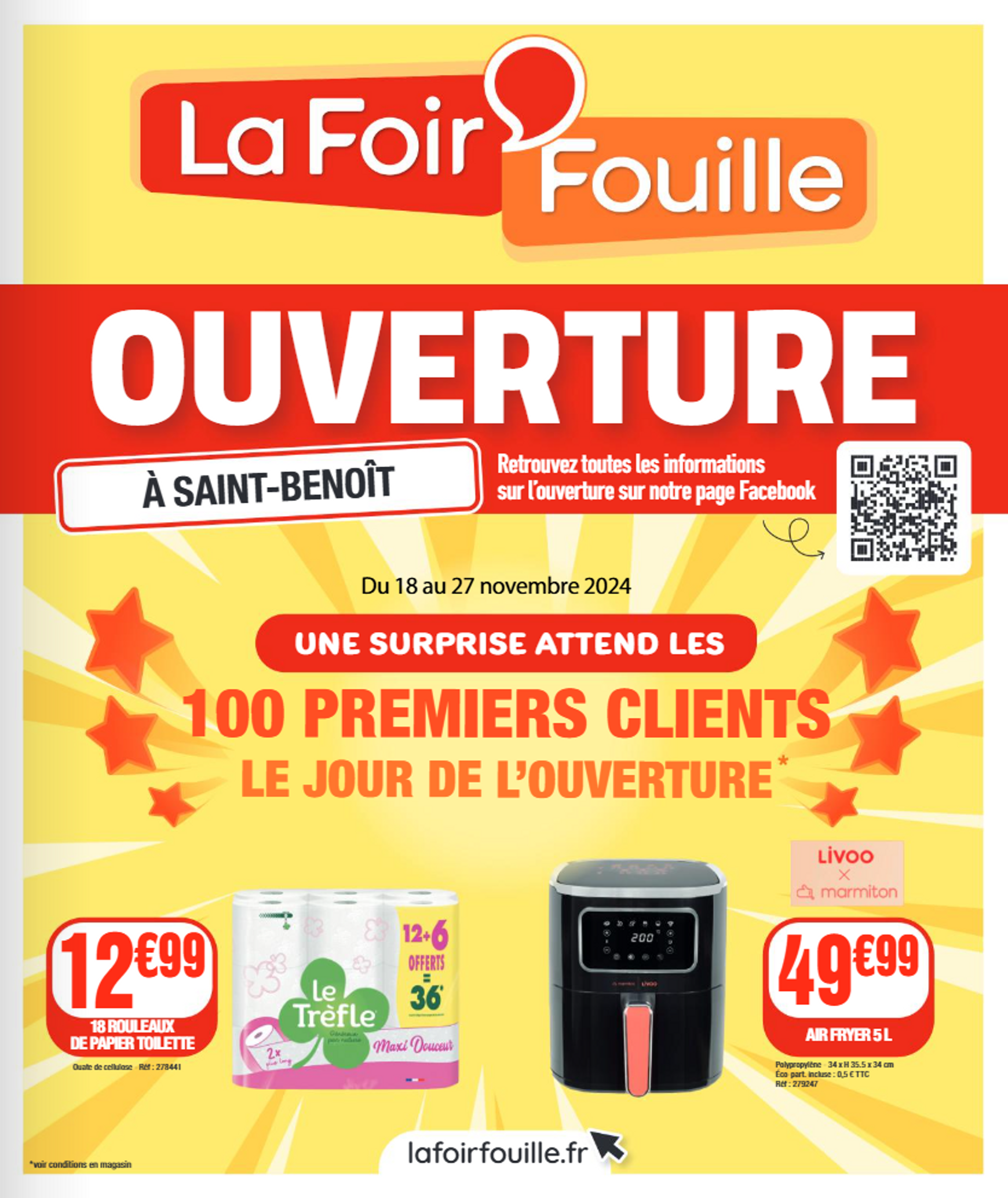 Catalogue La Foir'Fouille valable dès 18.11. - 27.11.