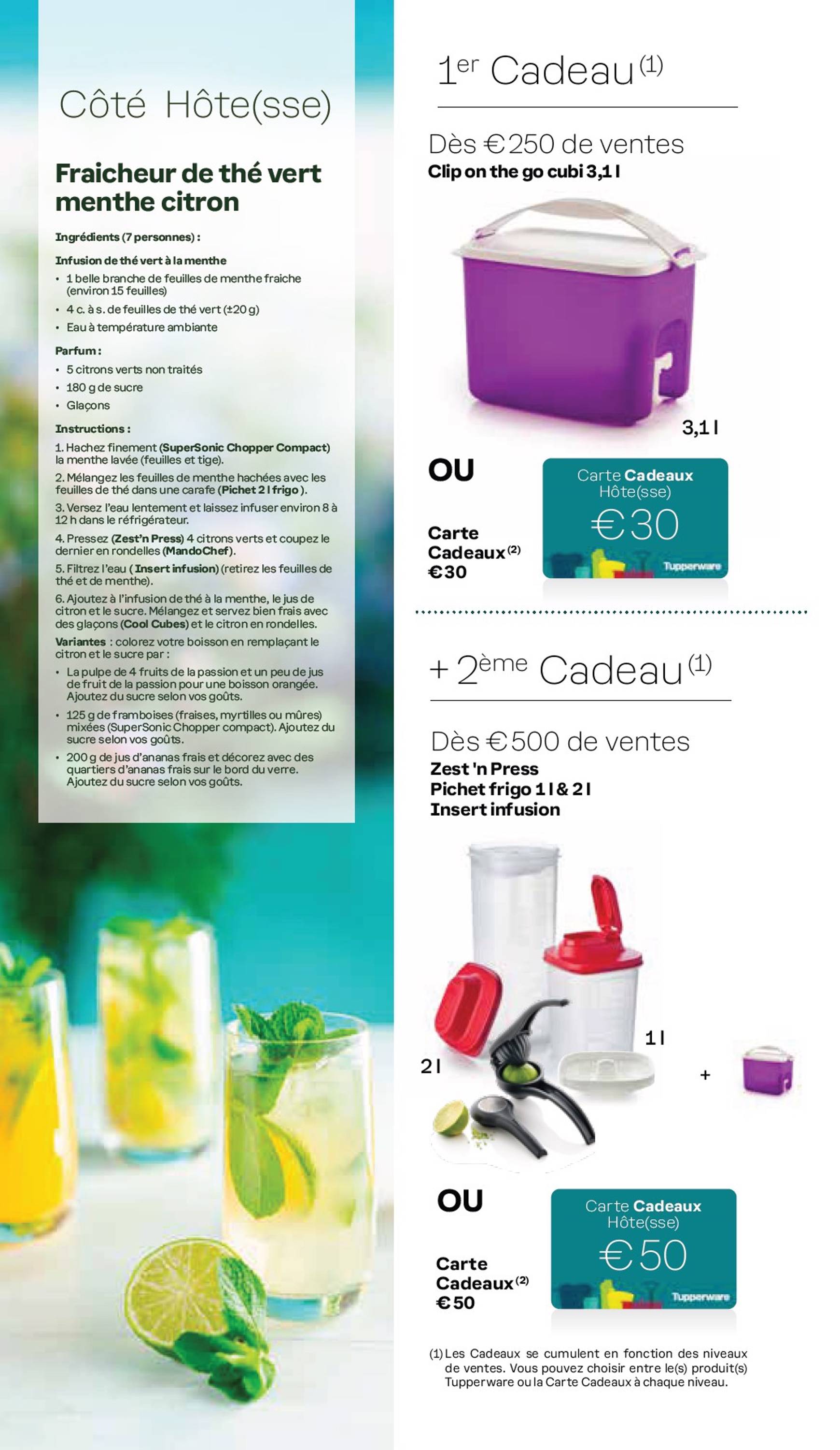 Catalogue Tupperware valable dès 05.08. - 01.09. 2