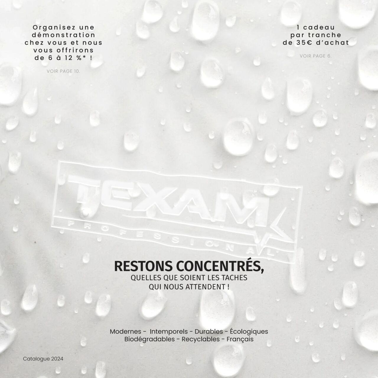 Texam catalogue à partir du 01/02/2024 - 31/12/2024