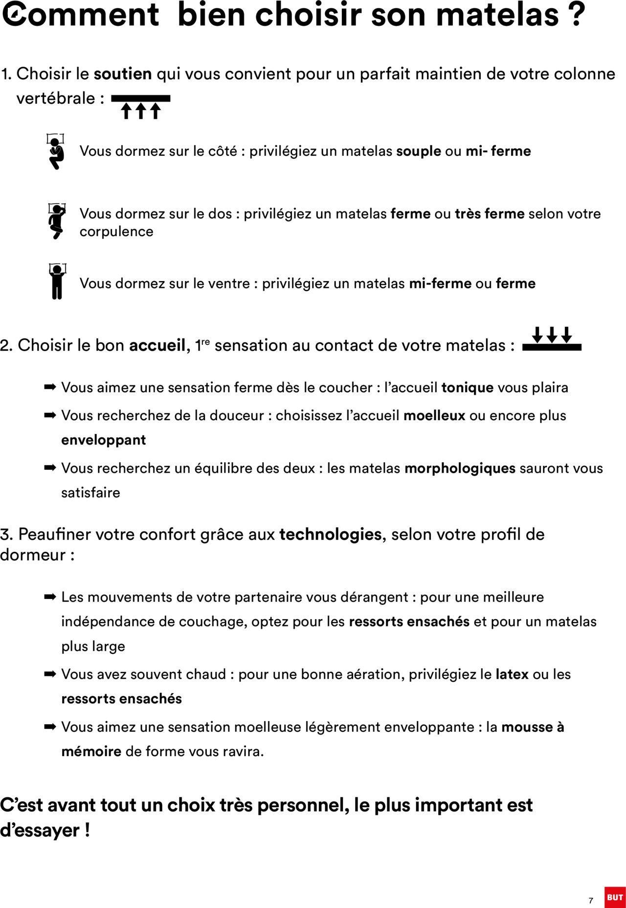 But Guide Literie à partir du 17/06/2024 - 02/12/2024 7