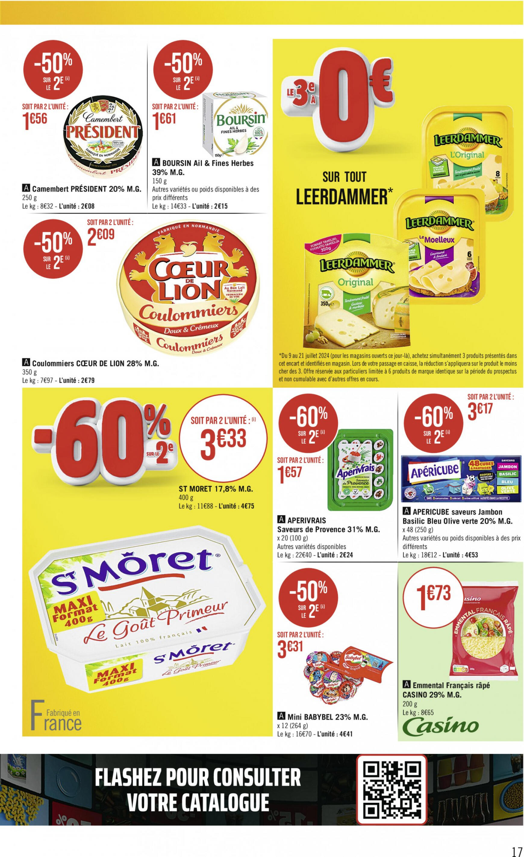 Prospectus Casino Supermarché actuel 09.07. - 21.07. 17