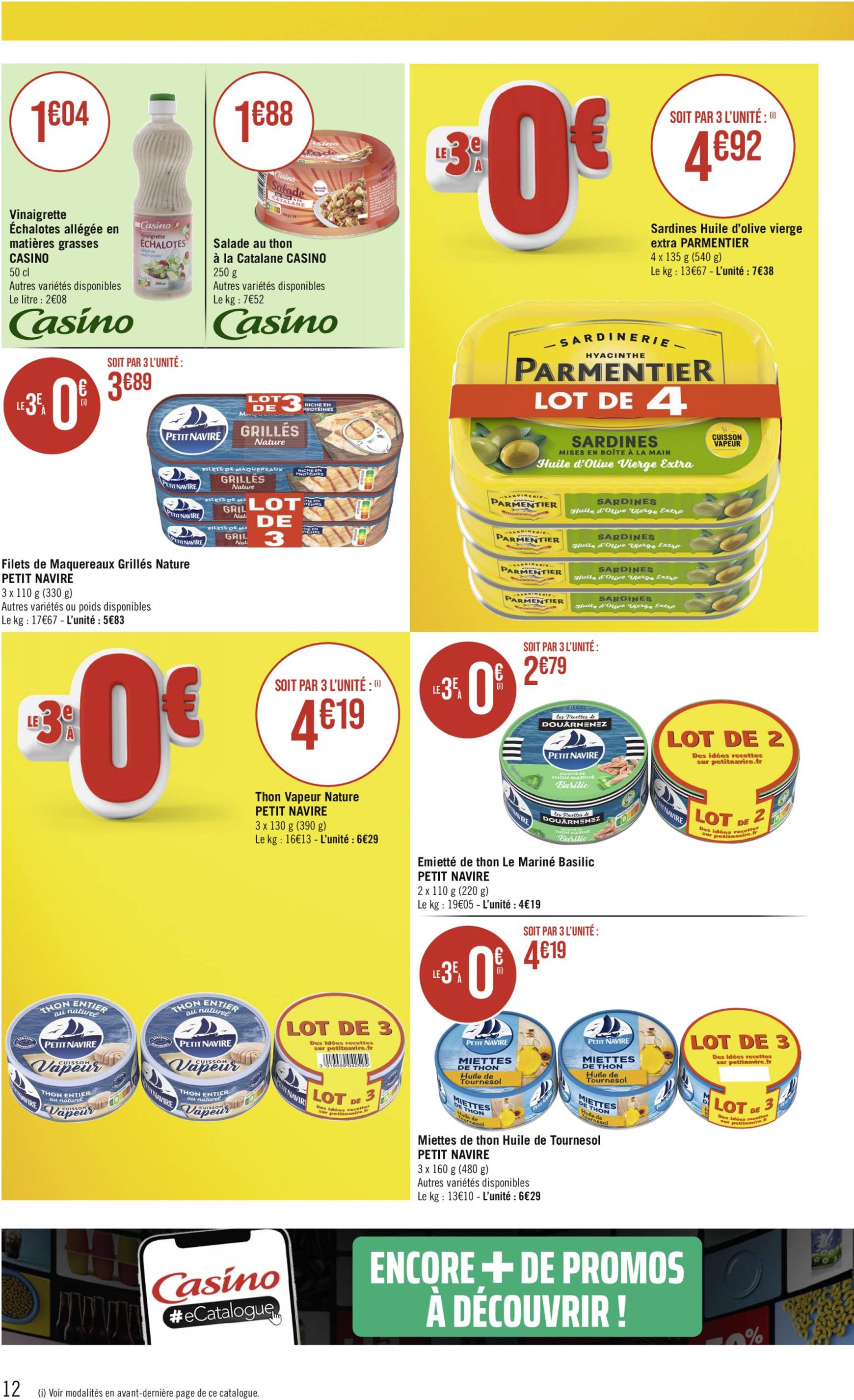 Catalogue Casino Supermarché valable dès 13.08. - 25.08. 12