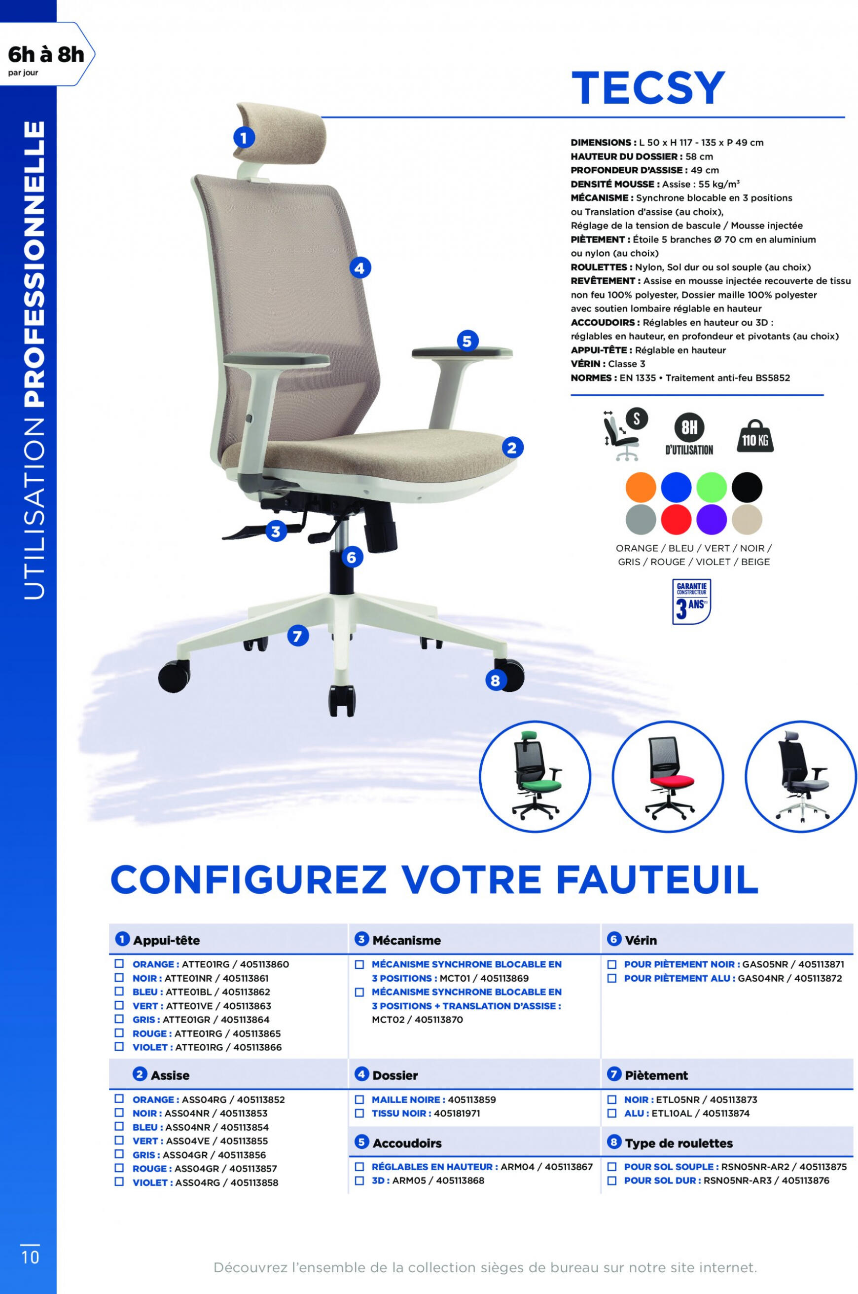 Burreau Vallée - SIÈGES DE BUREAU valable à partir de 21.01.2024 10