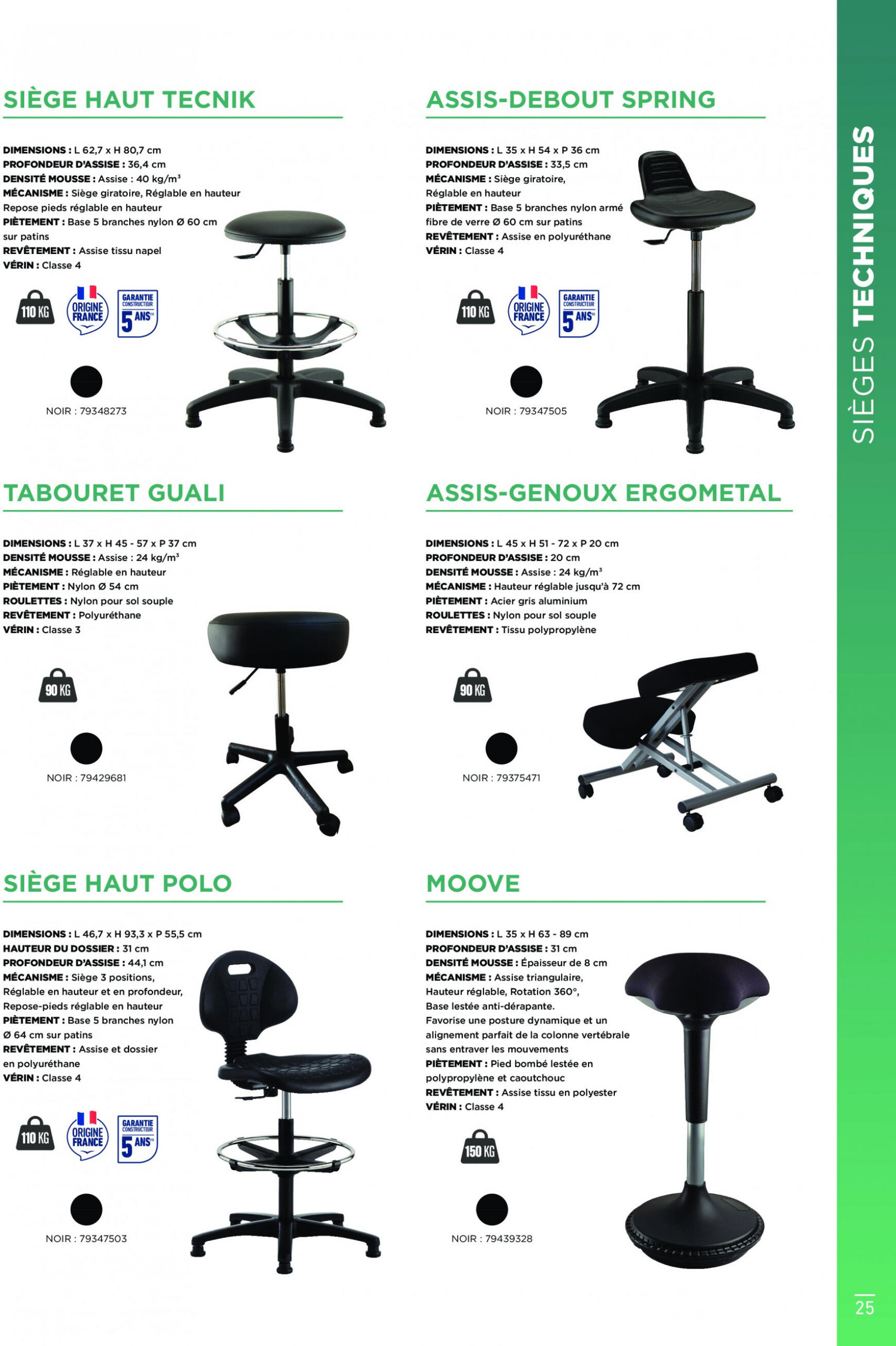 Burreau Vallée - SIÈGES DE BUREAU valable à partir de 21.01.2024 25