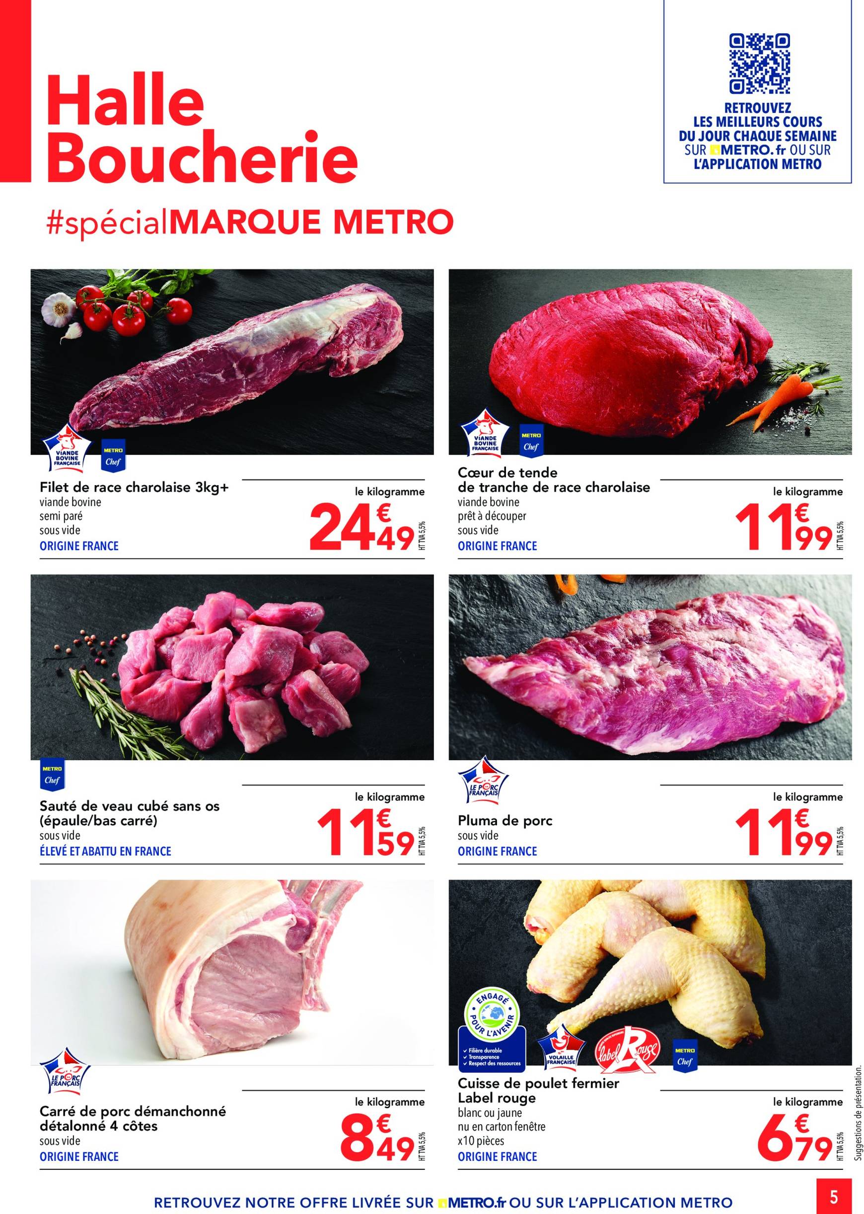 Catalogue Metro - Sélection Promo Traiteurs valable dès 03.10. - 30.10. 5