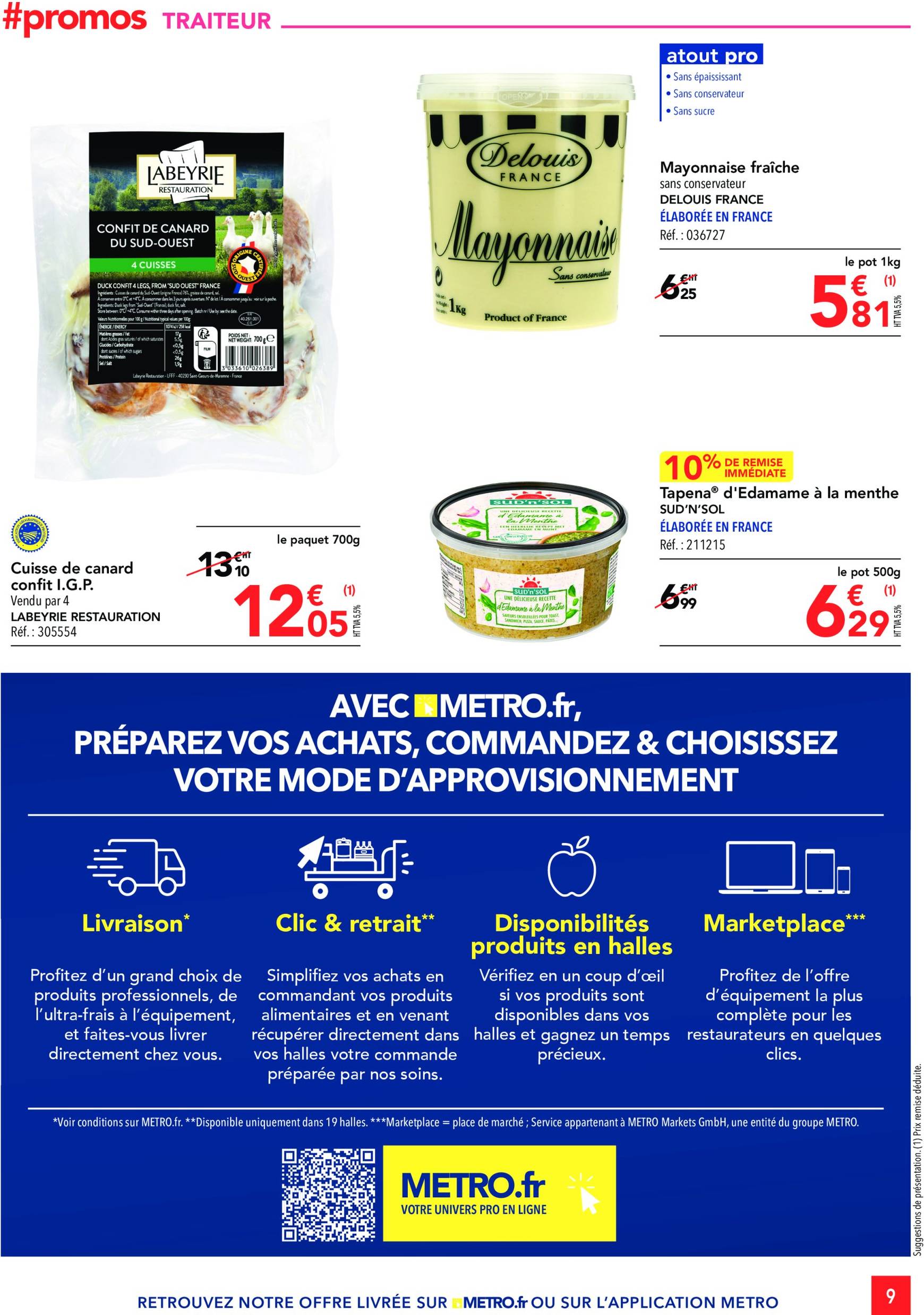 Catalogue Metro - Sélection Promo Traiteurs valable dès 03.10. - 30.10. 9