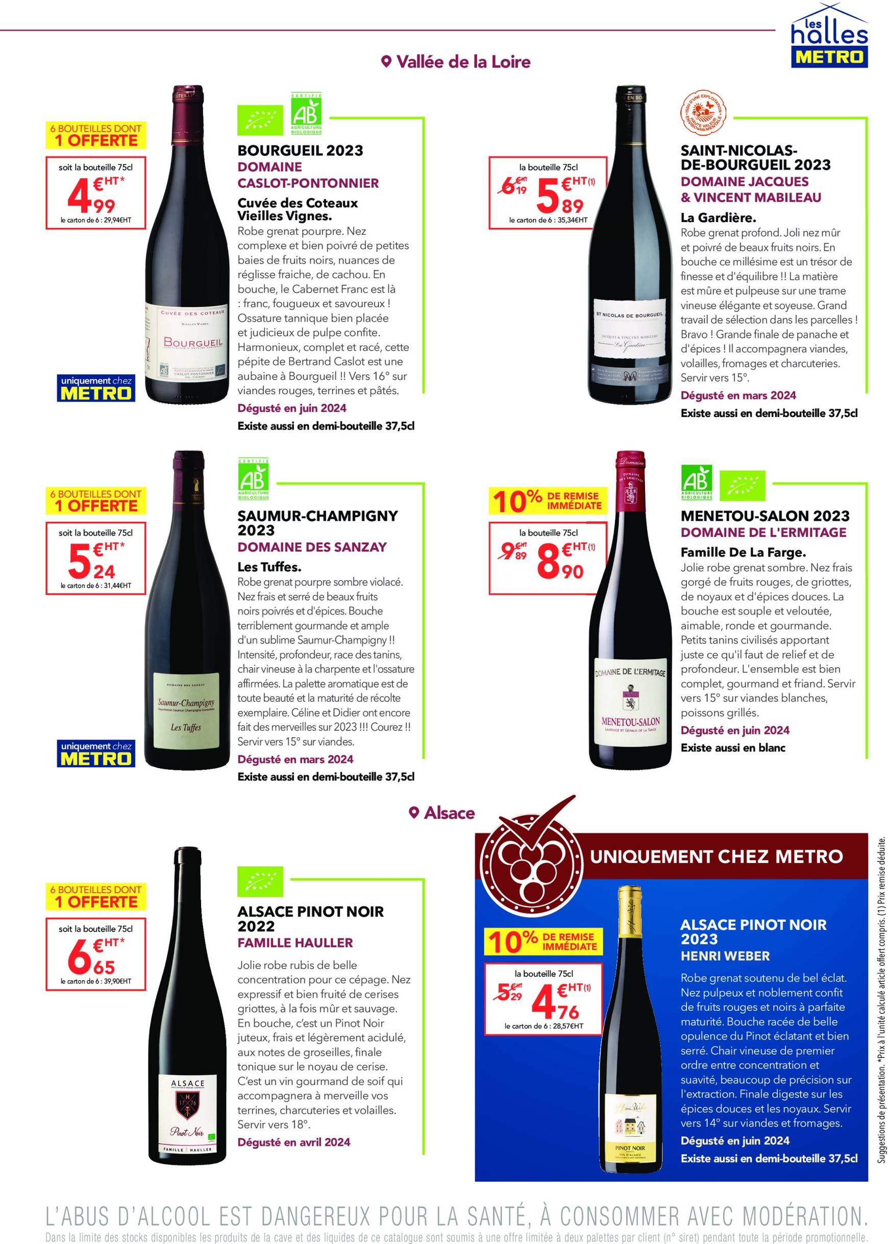 Catalogue Metro - Carte des Vins valable dès 03.10. - 26.10. 35