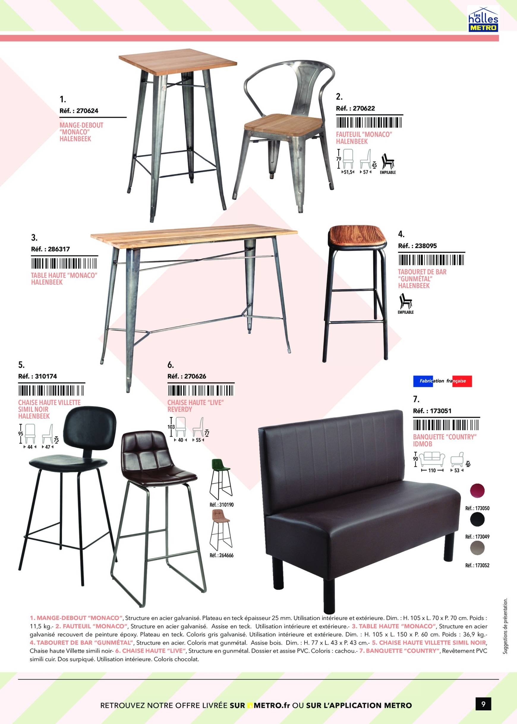 Catalogue Metro - #tendance mobilier de salle & art de la table valable dès 14.11. - 31.12. 9