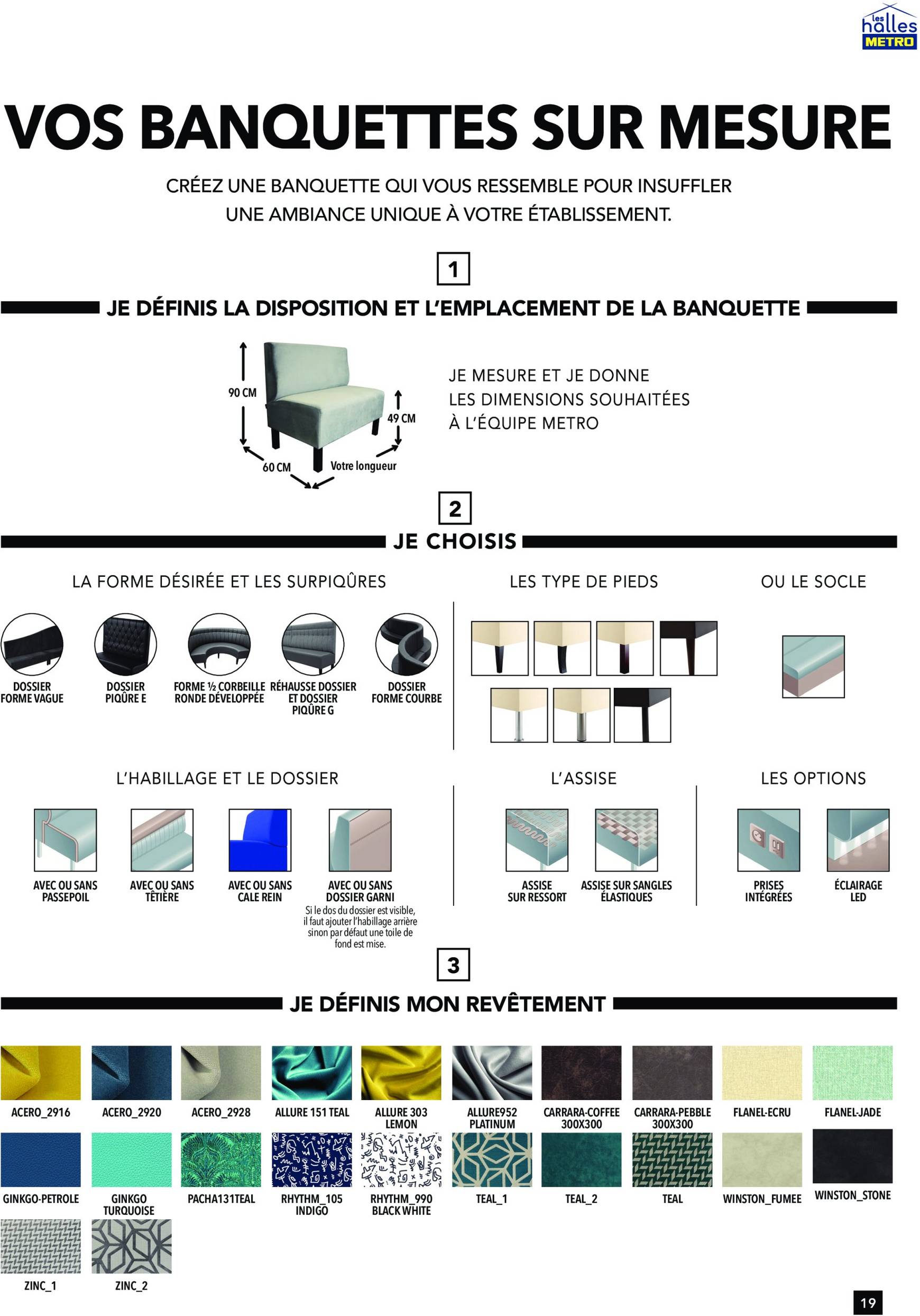 Catalogue Metro - #tendance mobilier de salle & art de la table valable dès 14.11. - 31.12. 19