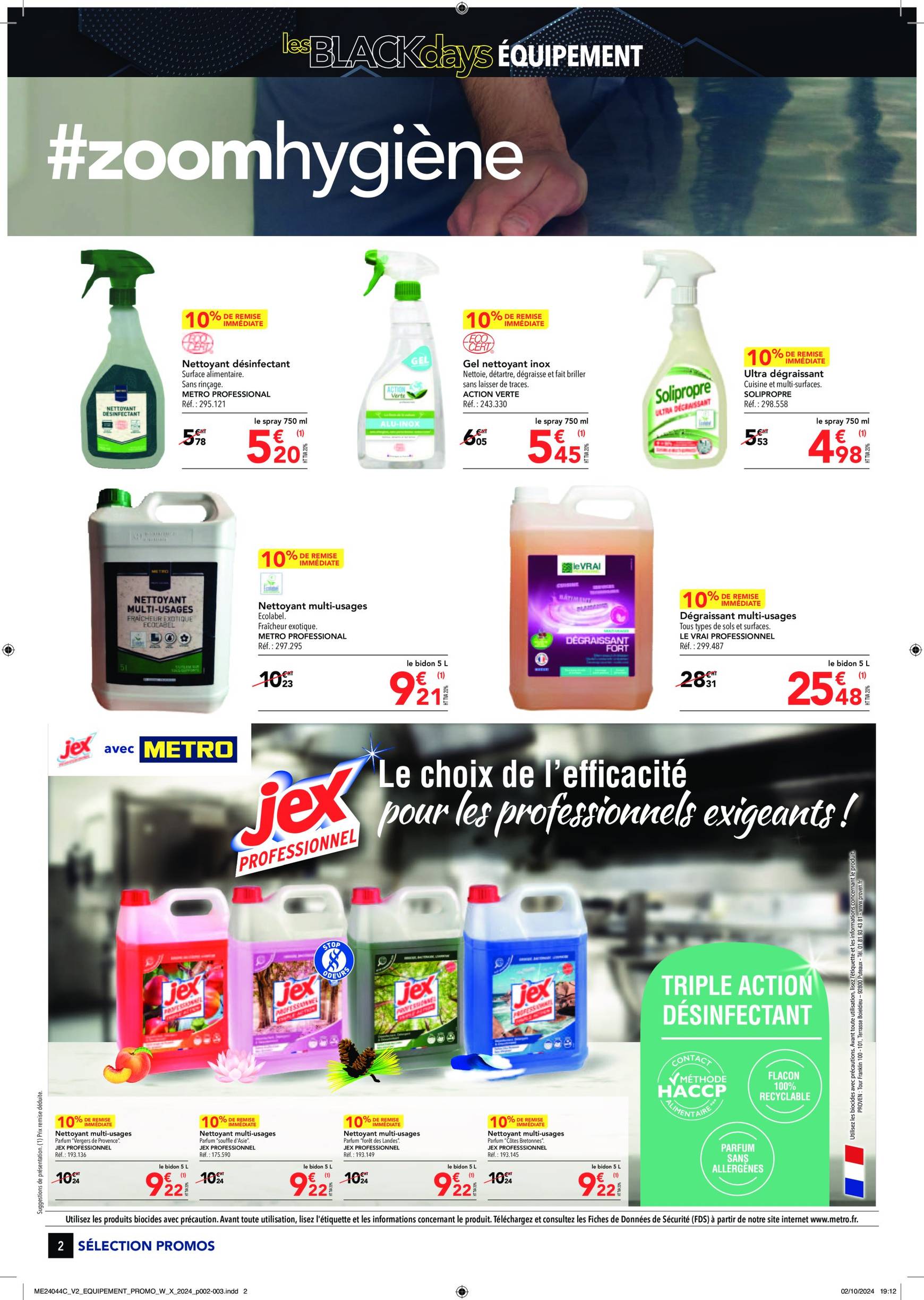 Catalogue Metro - Sélection Promos Equipement valable dès 31.10. - 30.11. 2