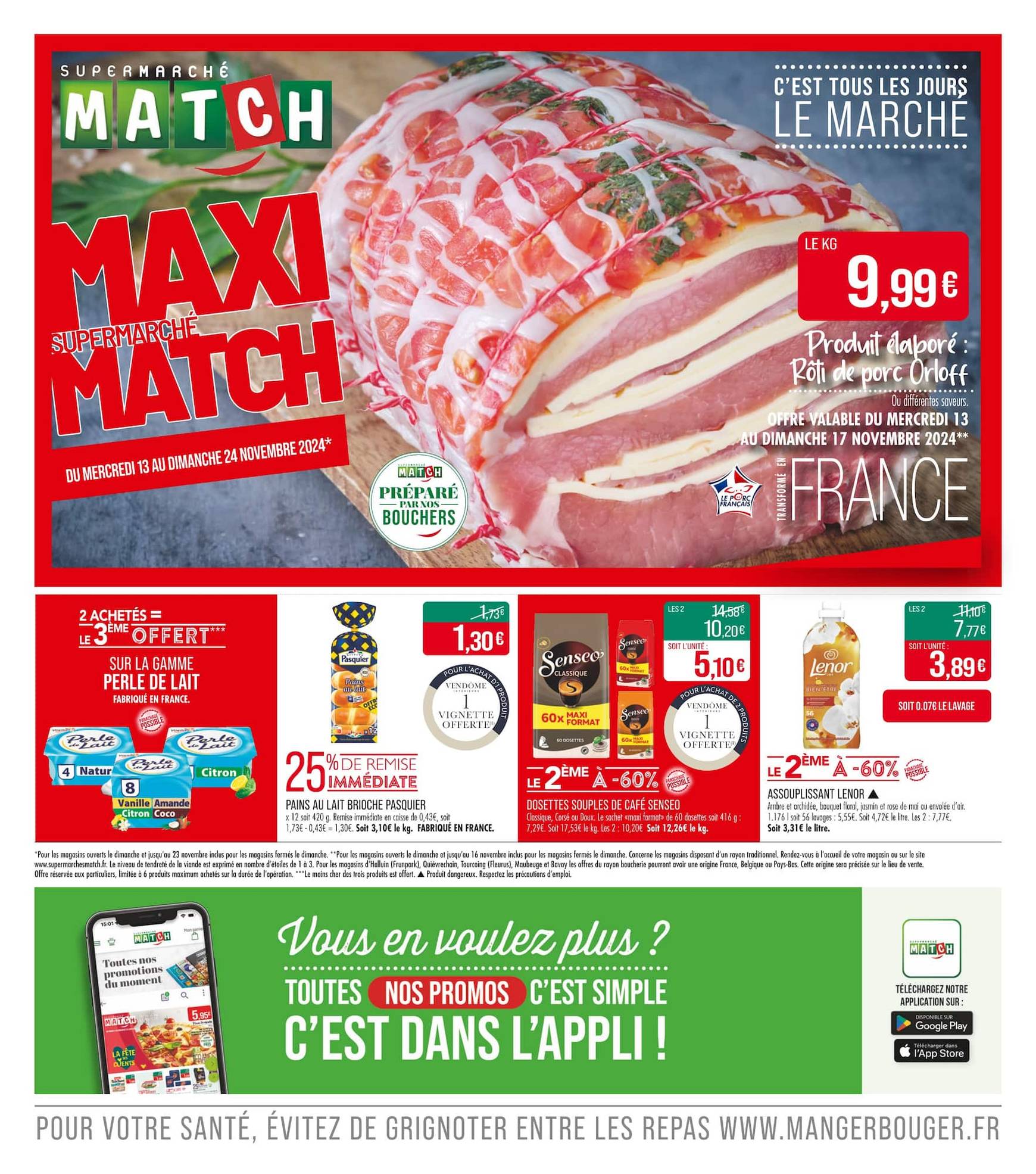 Catalogue Match valable dès 13.11. - 17.11.