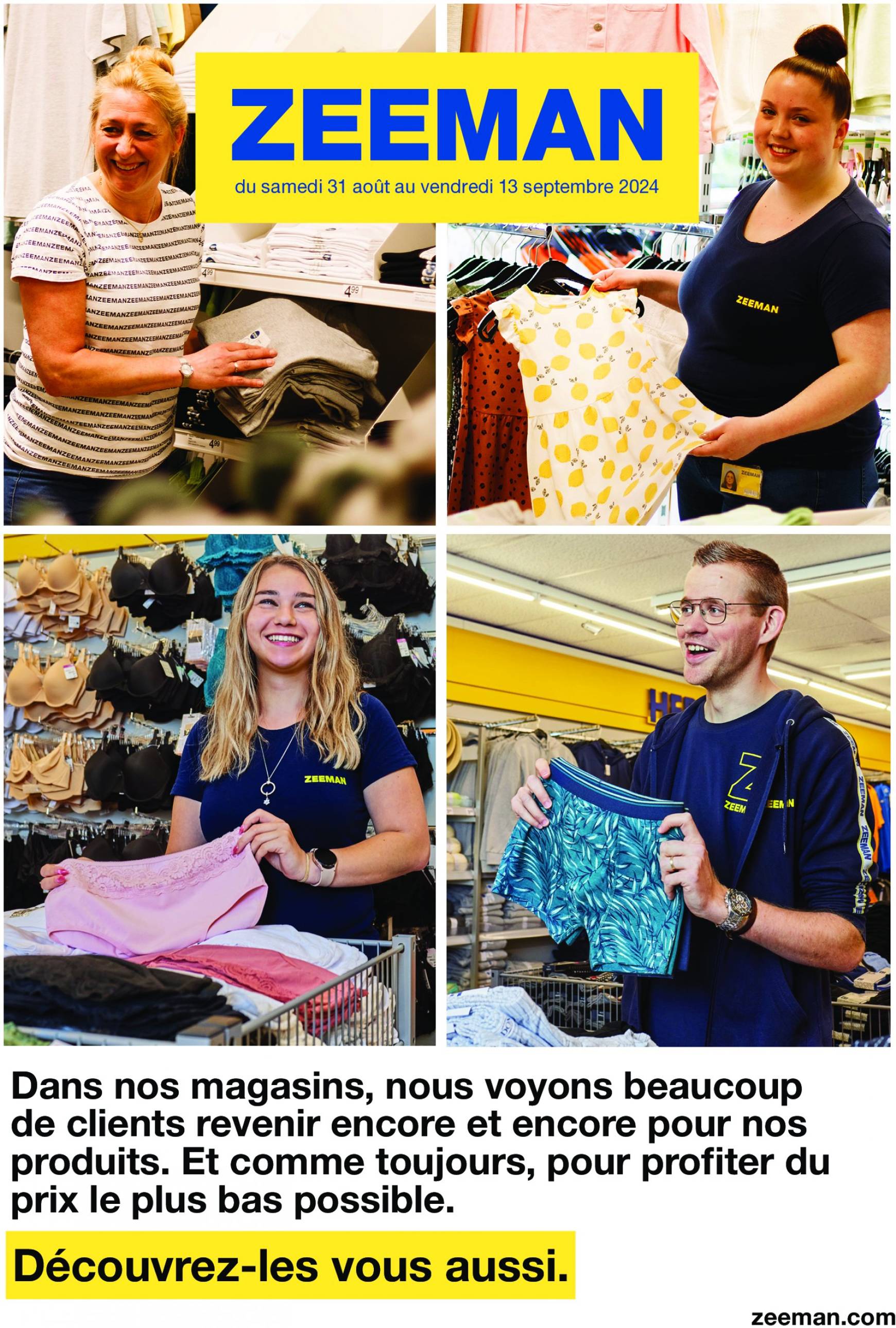 Catalogue Zeeman valable dès 31.08. - 13.09.