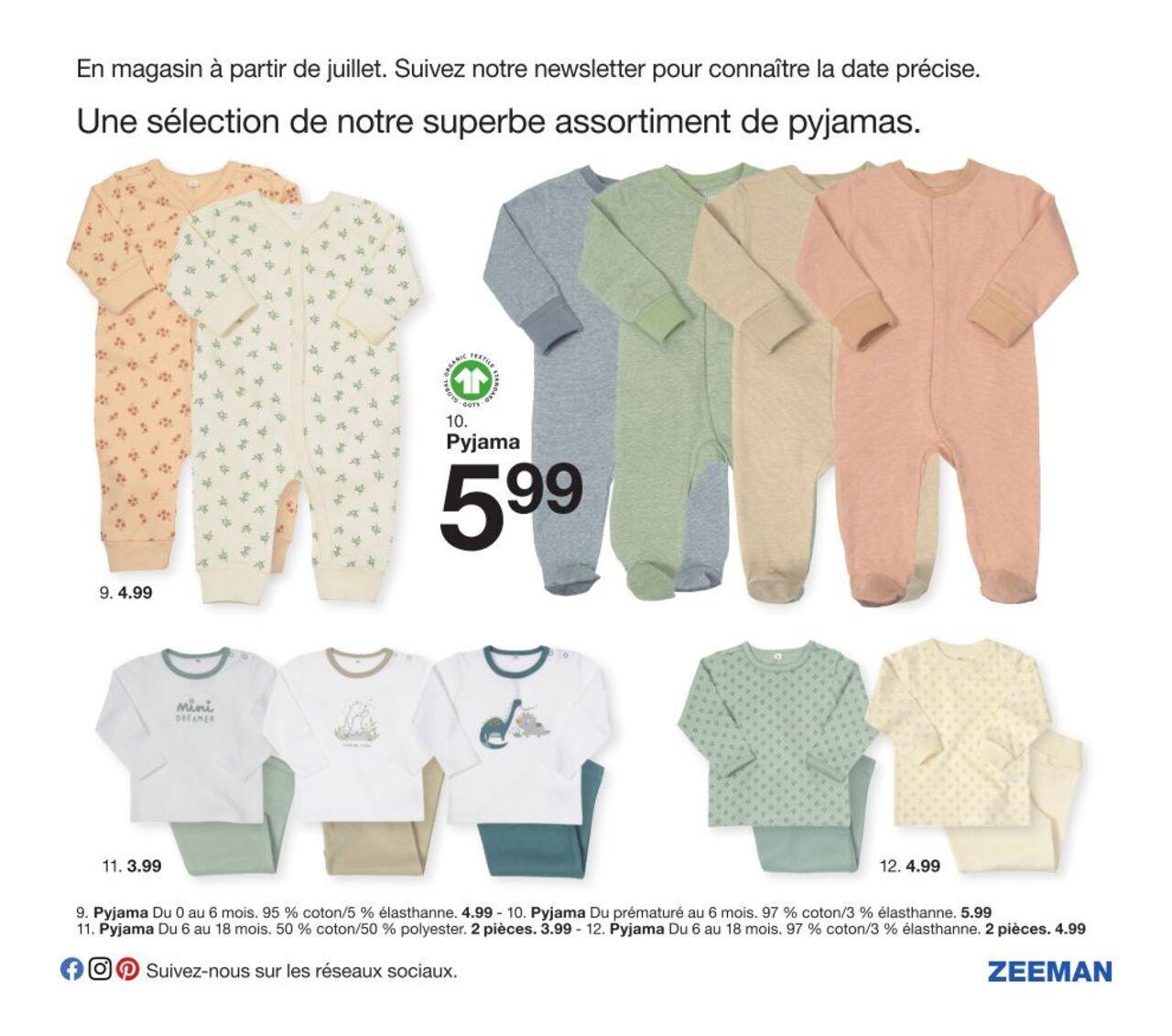 Zeeman Catalogue Bébé à partir du 01/08/2024 21