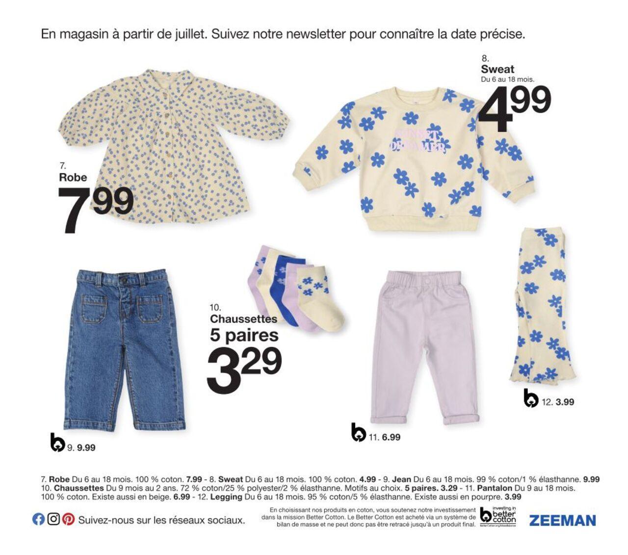 Zeeman Catalogue Bébé à partir du 01/08/2024 23