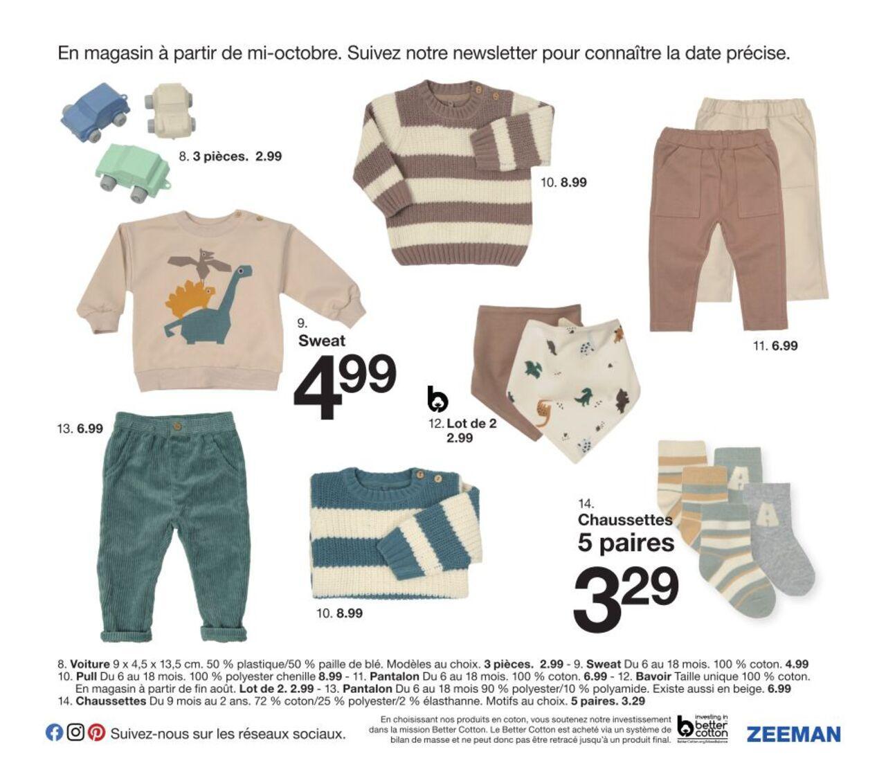 Zeeman Catalogue Bébé à partir du 01/08/2024 31