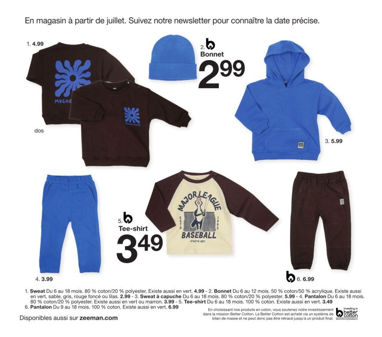 Zeeman Catalogue Bébé à partir du 01/08/2024 22