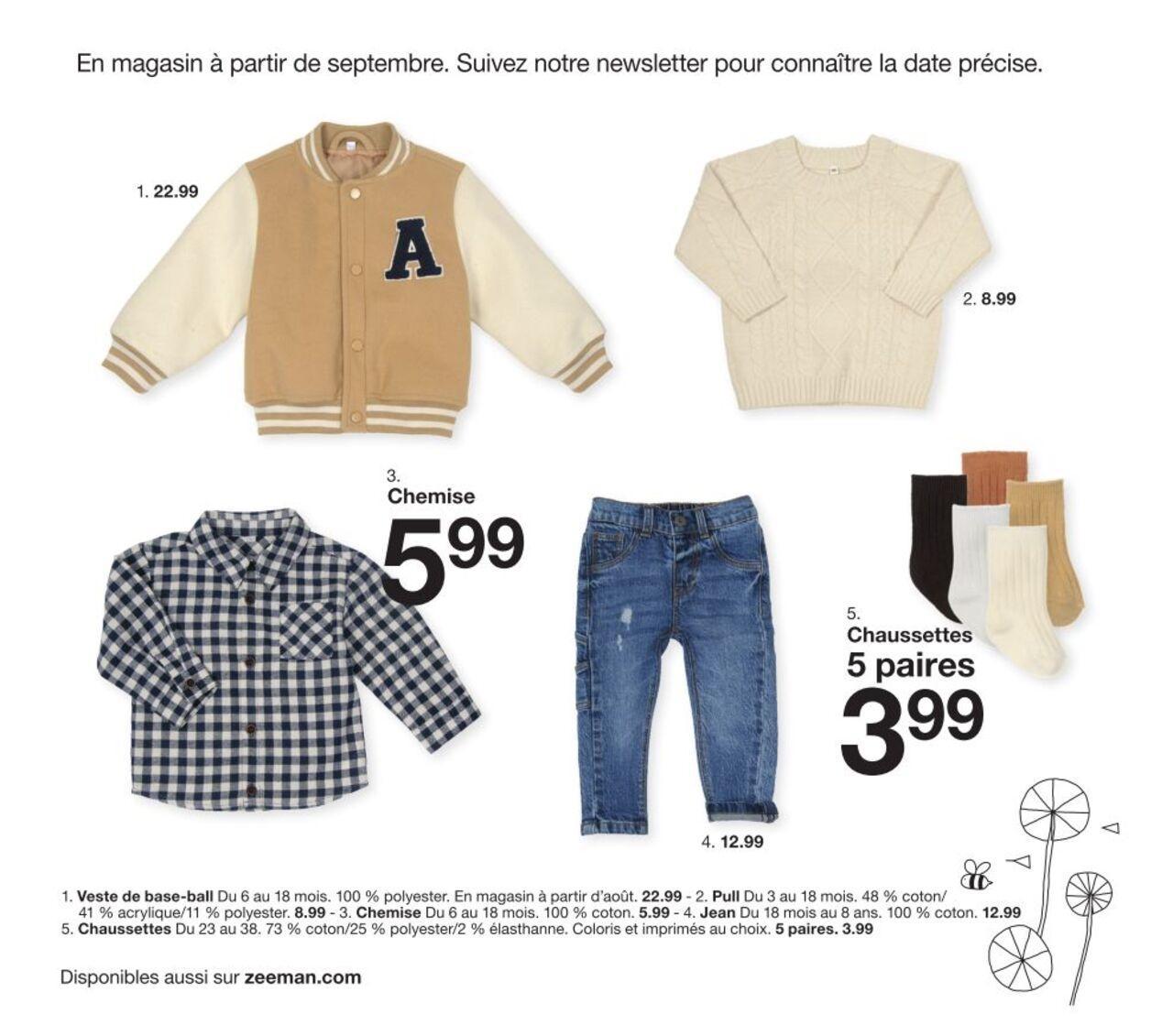 Zeeman Catalogue Bébé à partir du 01/08/2024 26