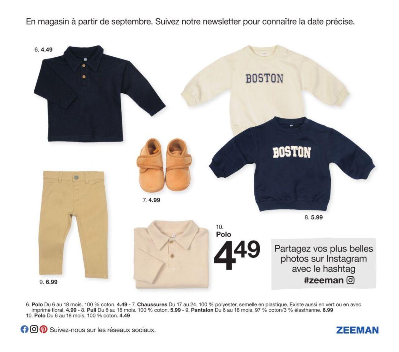 Zeeman Catalogue Bébé à partir du 01/08/2024 27