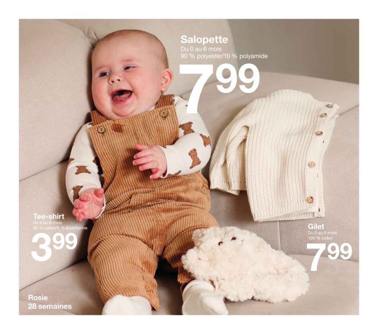 Zeeman Catalogue Bébé à partir du 01/08/2024 8