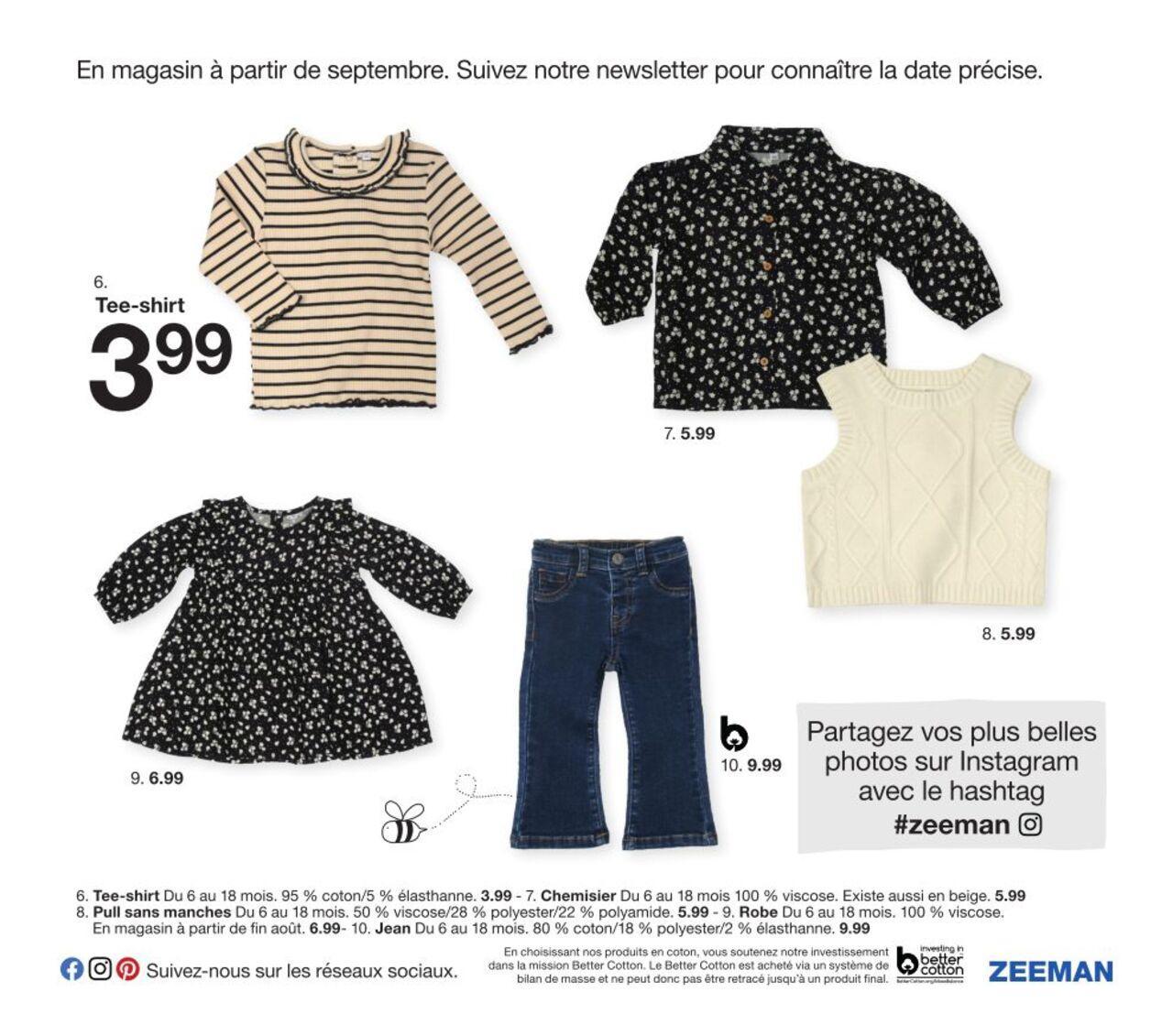 Zeeman Catalogue Bébé à partir du 01/08/2024 29